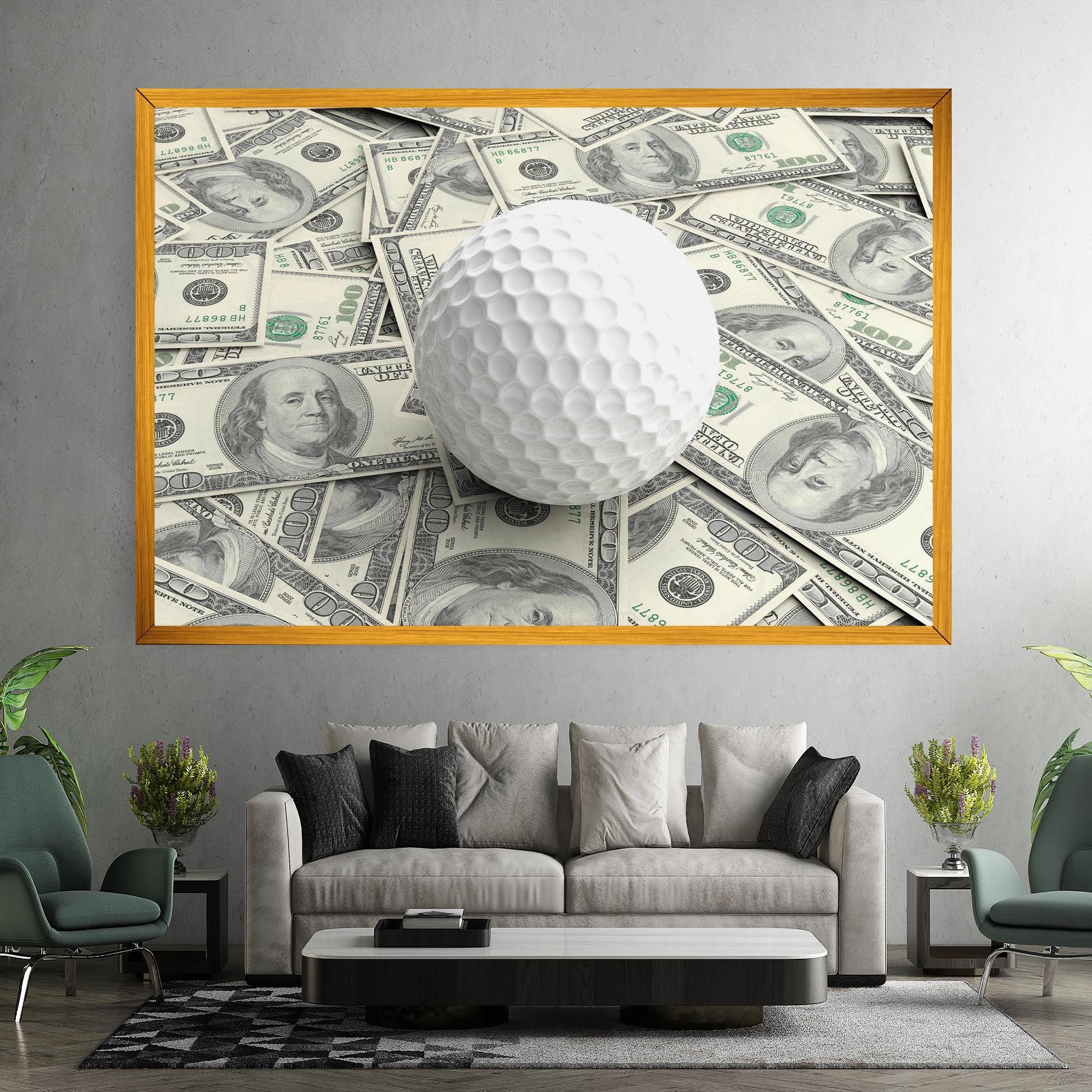 3d Golf Ball mockup 7