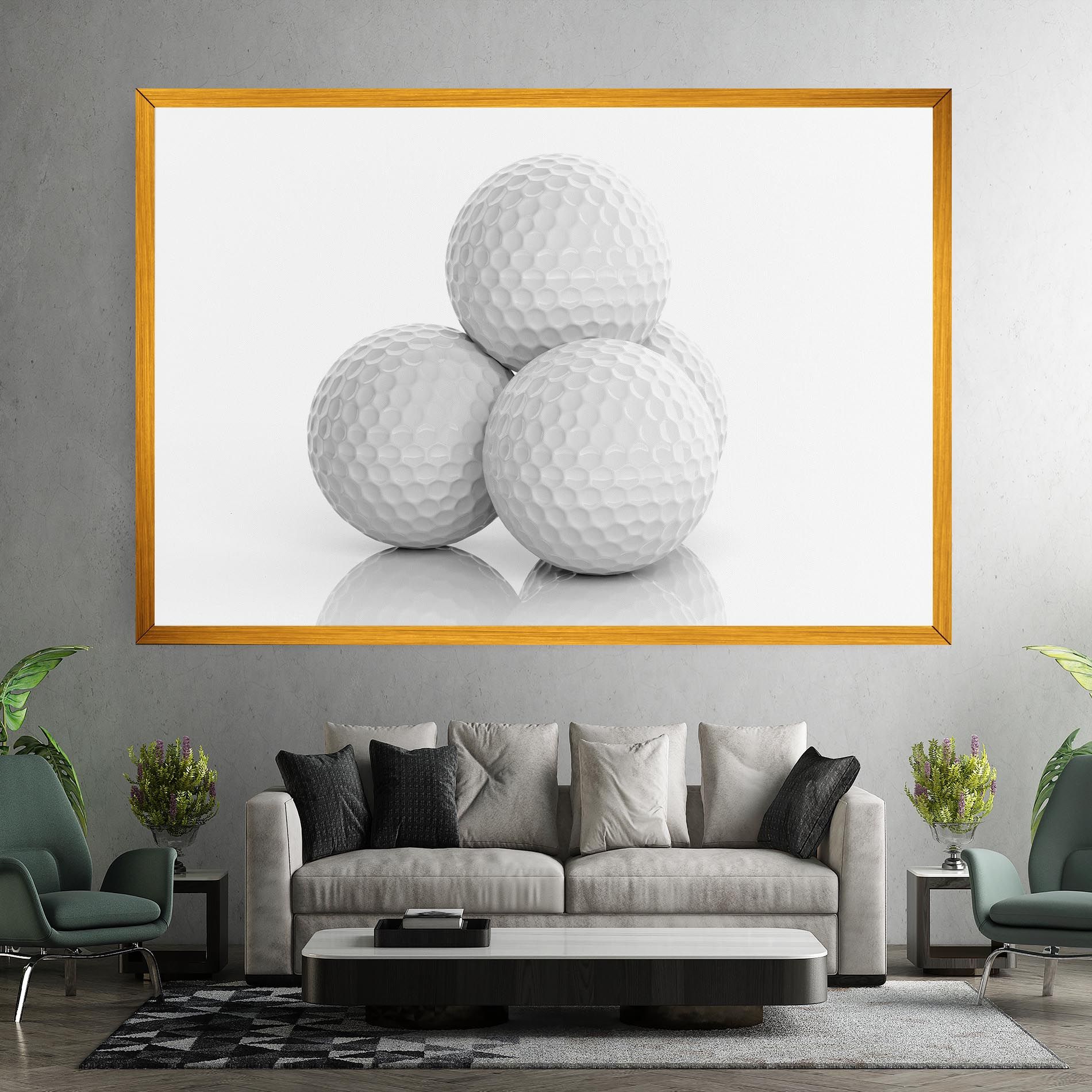 3d Golf Balls mockup 7