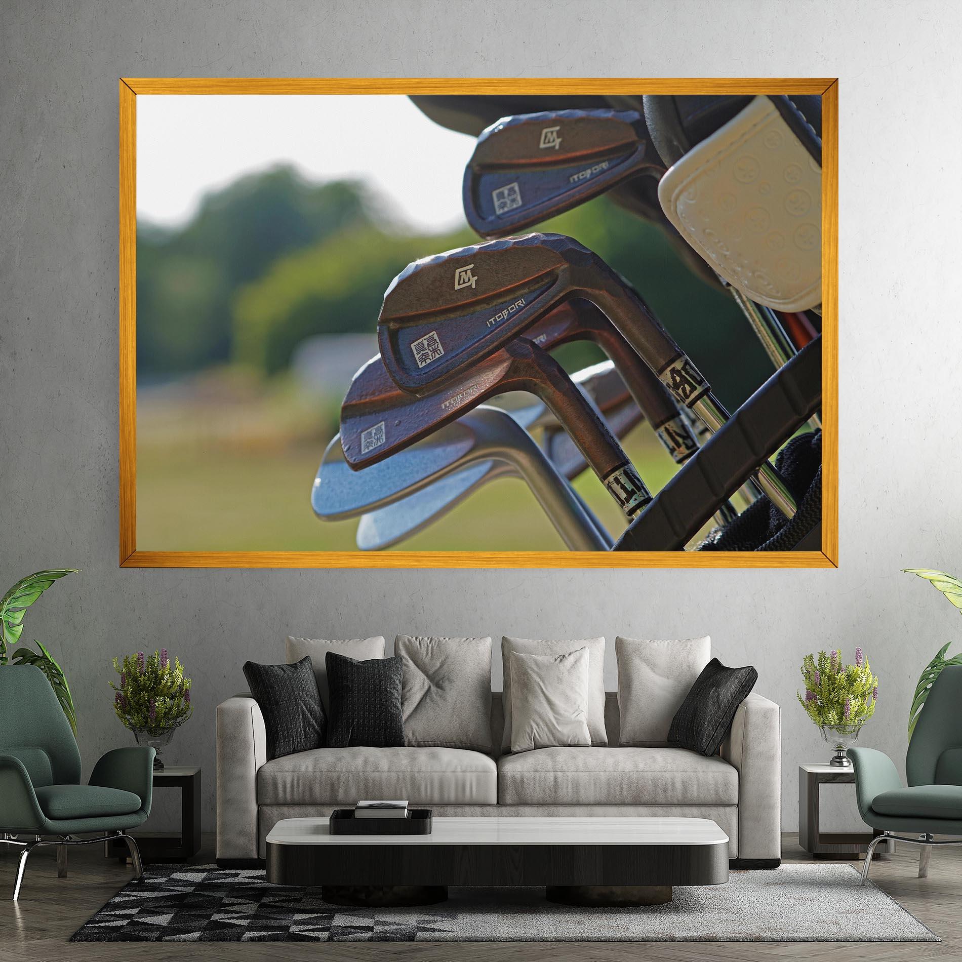 Leinwandbild Brown Golf Club mockup 7