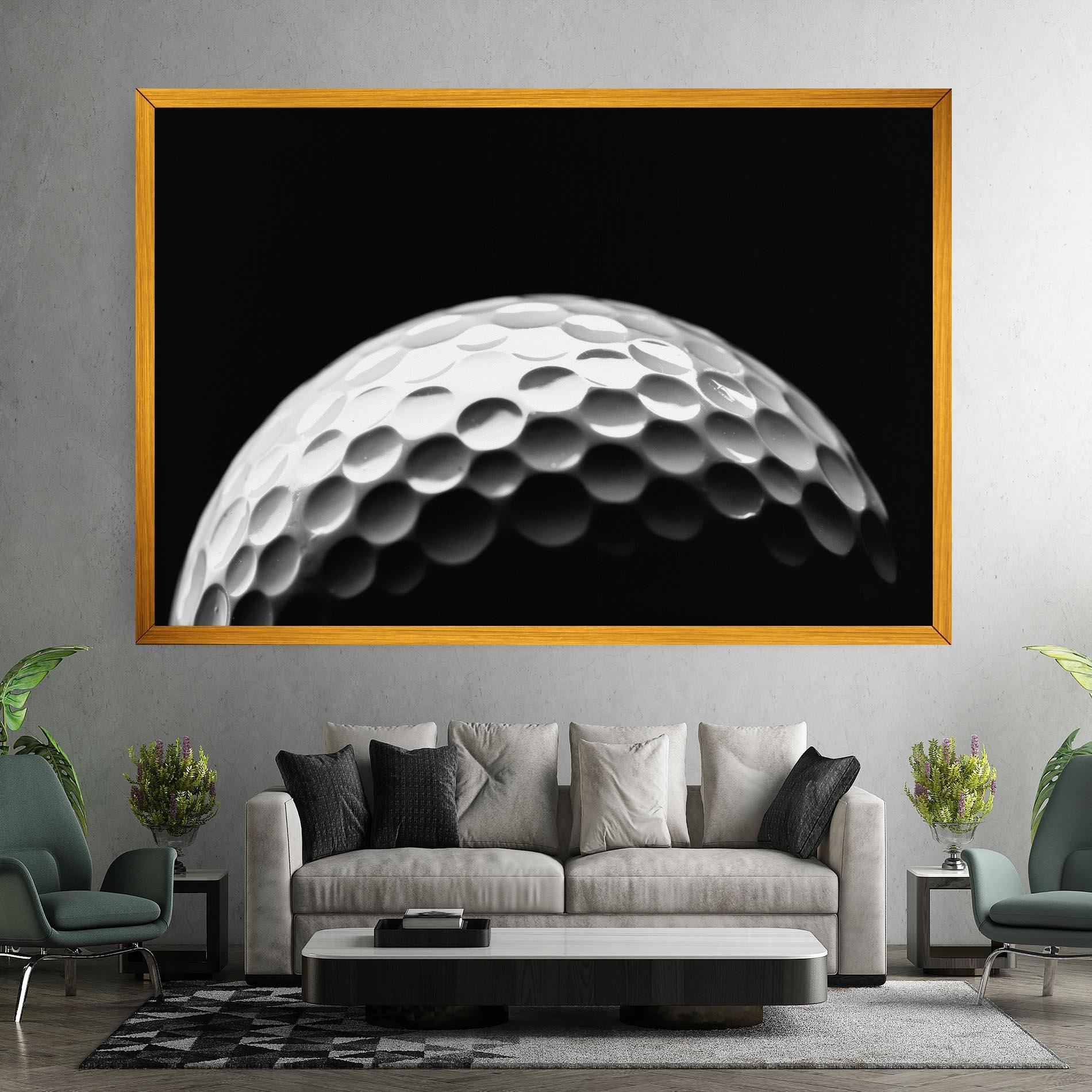 Leinwandbild Golf Ball Close Up mockup 7