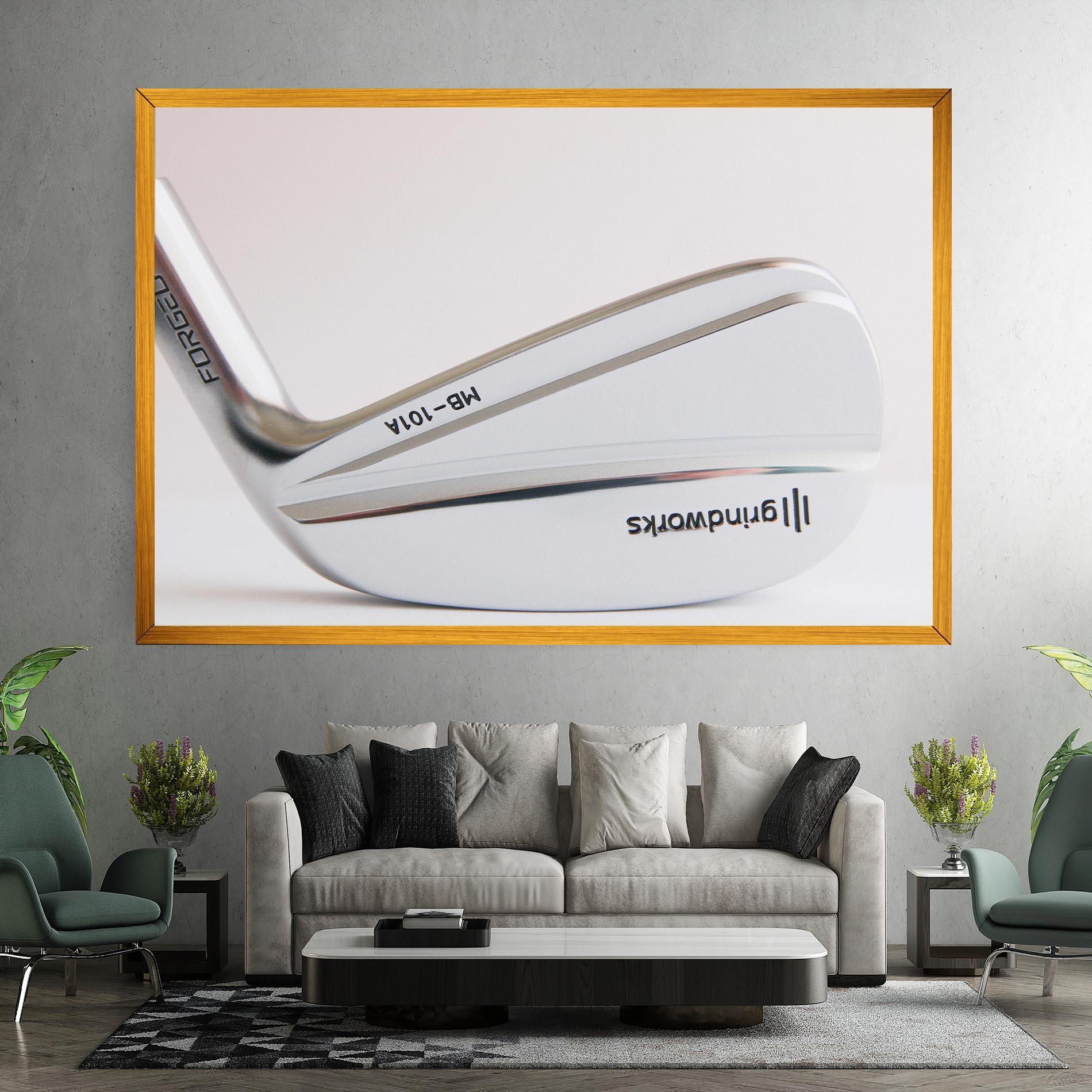 Leinwandbild Shiny Golf Club mockup 7