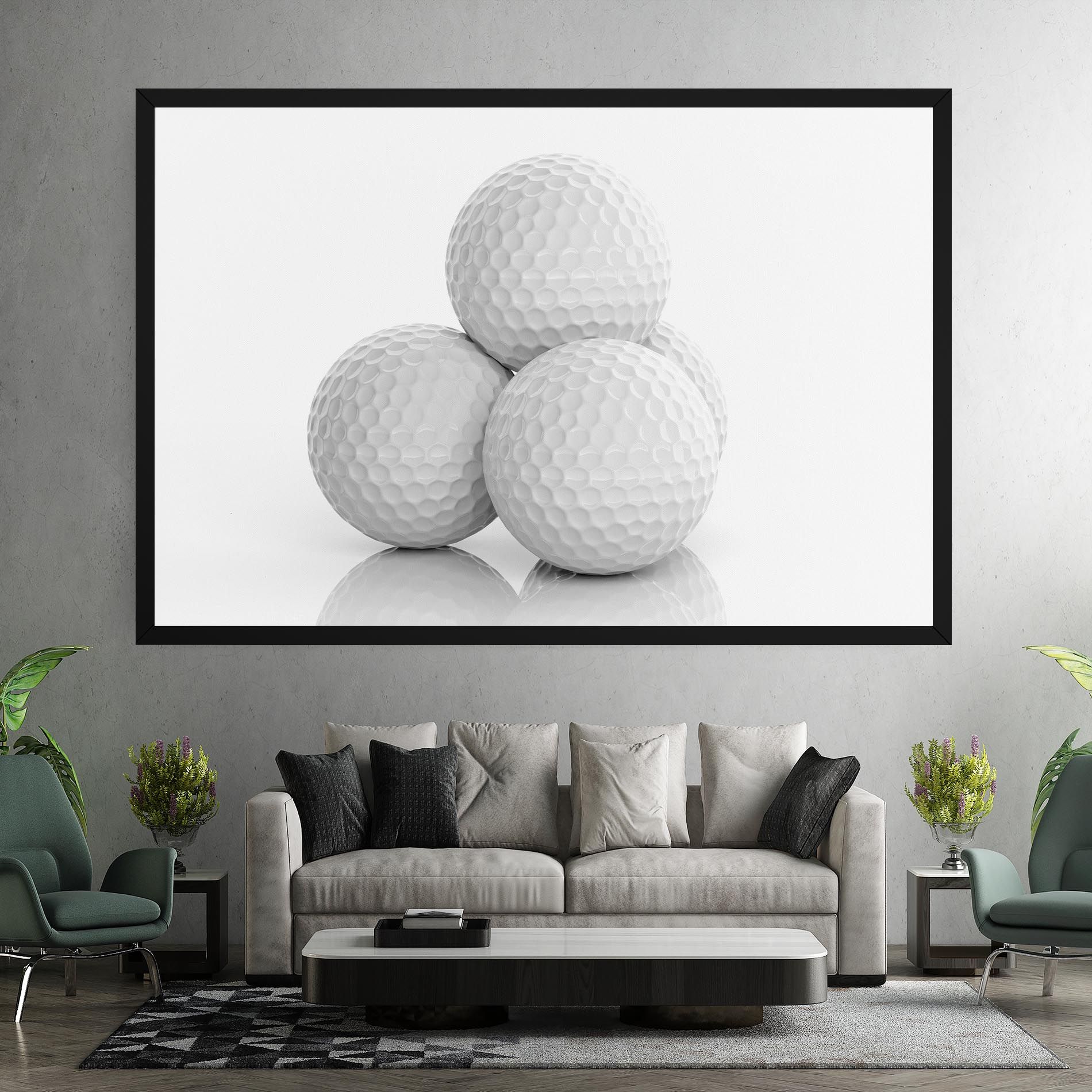 3d Golf Balls mockup 7