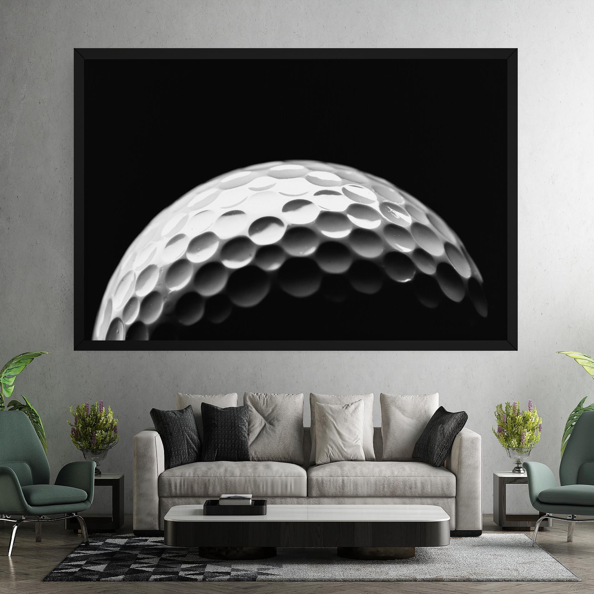 Leinwandbild Golf Ball Close Up mockup 7