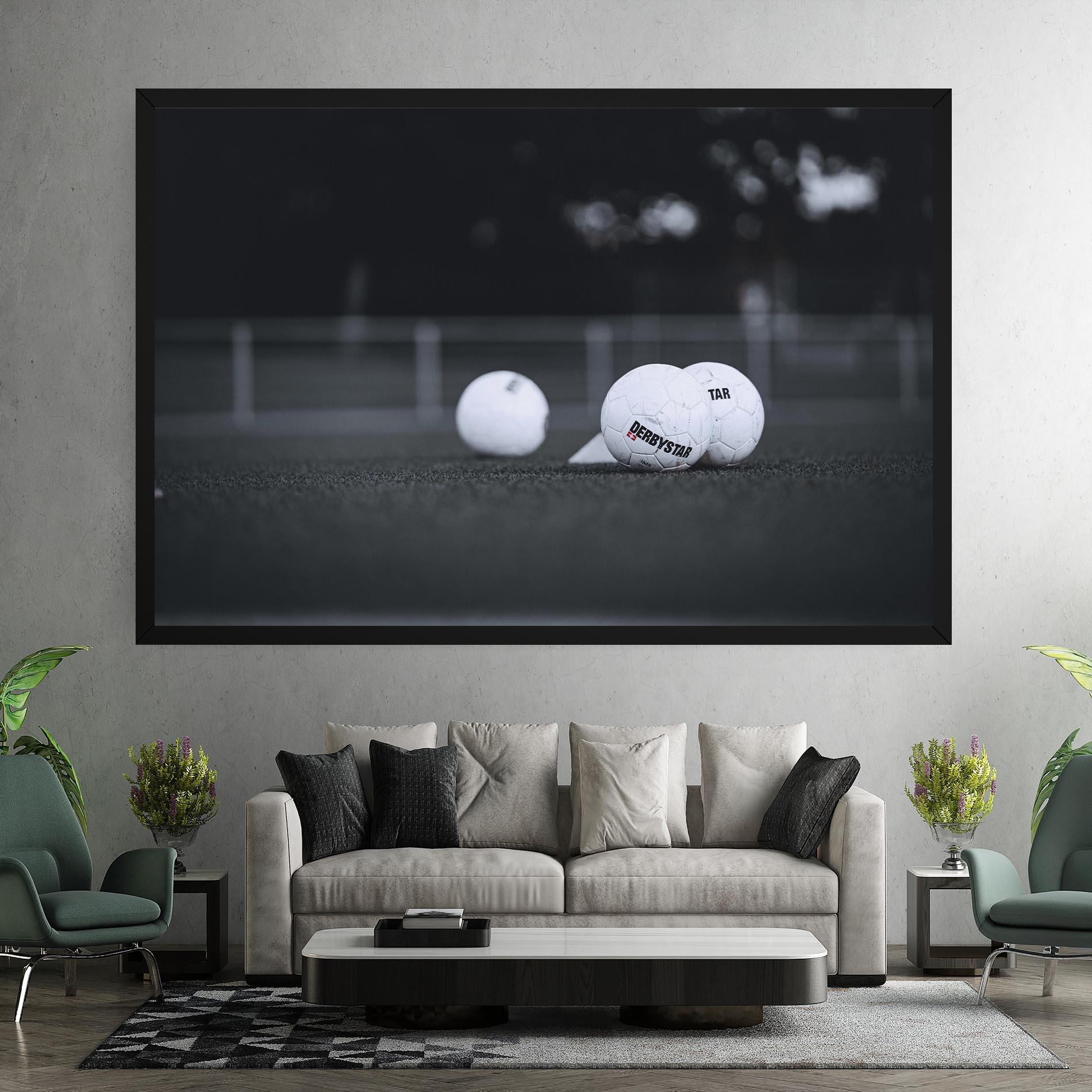 Leinwandbild Golf Ball On Grey mockup 7