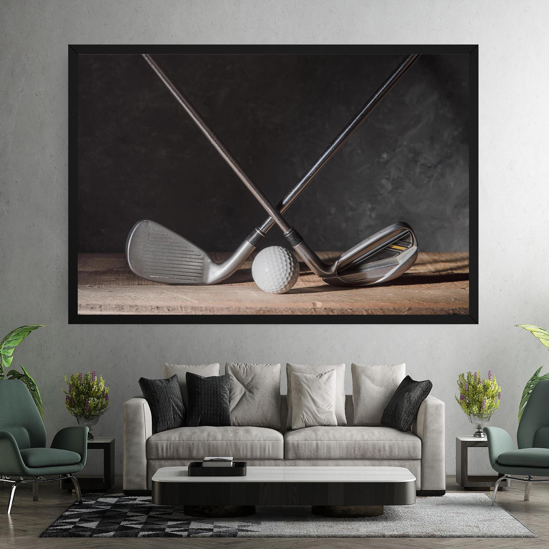 Leinwandbild Golf Club Ball mockup 7