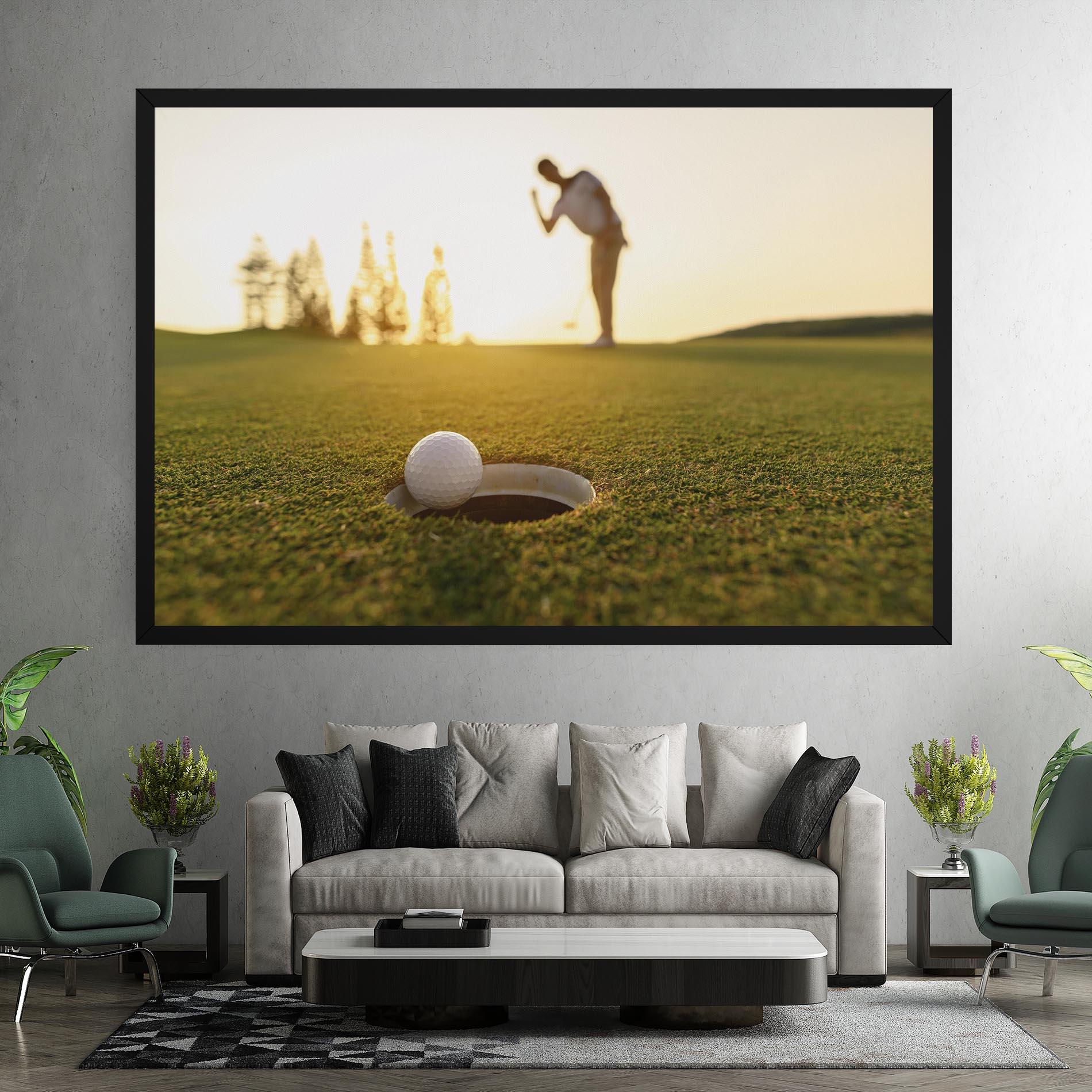 Leinwandbild Golfer Concept mockup 7