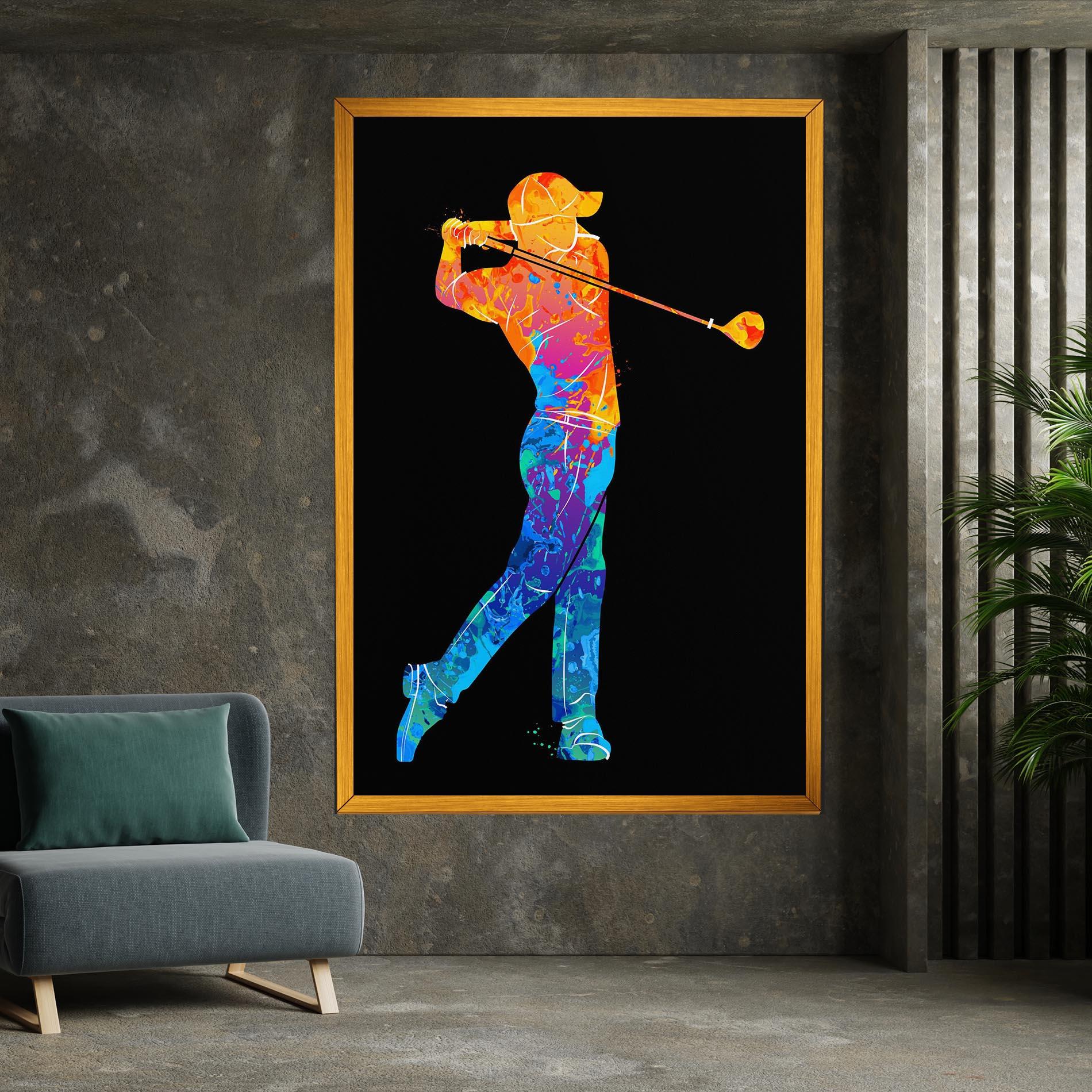 Leinwandbild Color Mix Golf mockup 7