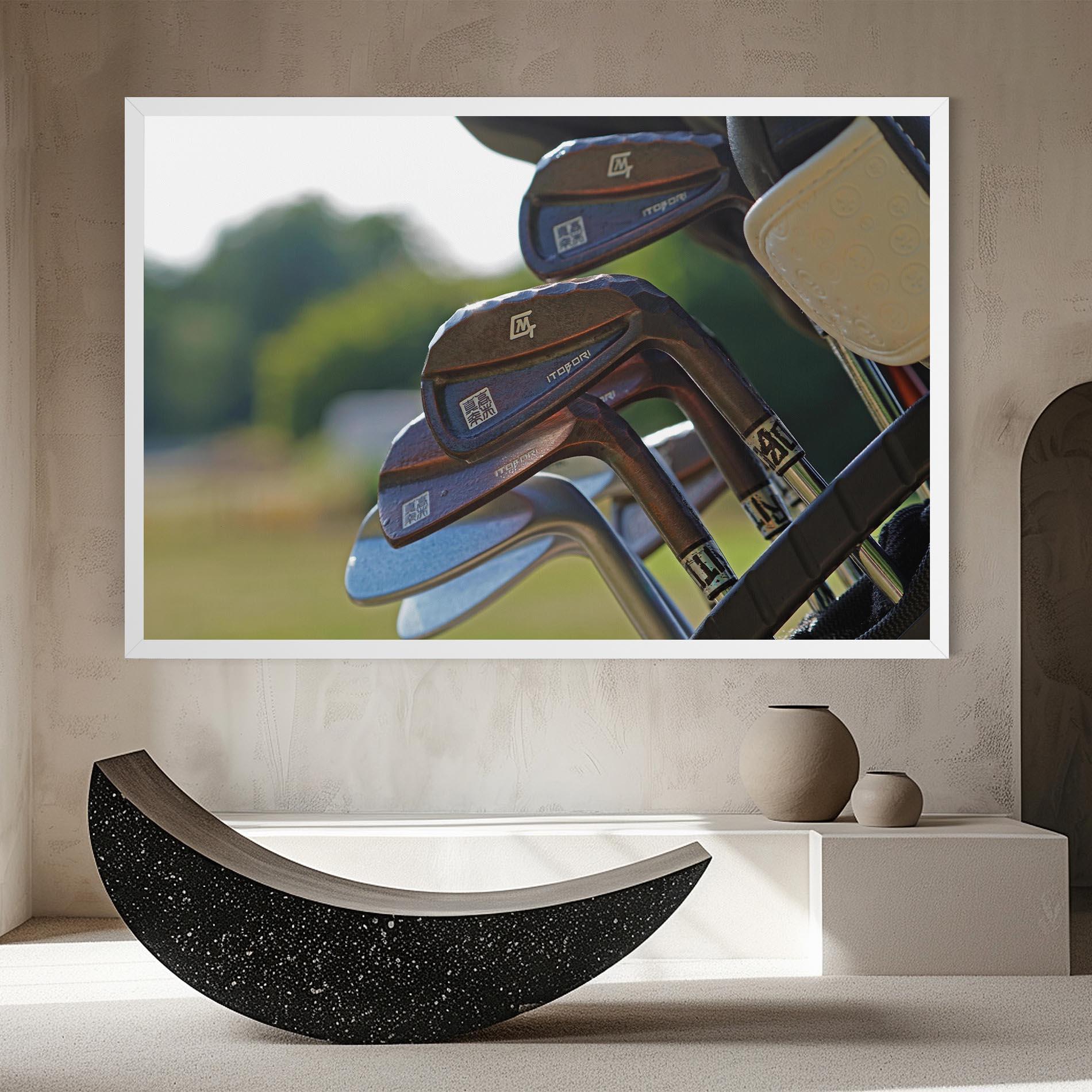 Leinwandbild Brown Golf Club mockup 8