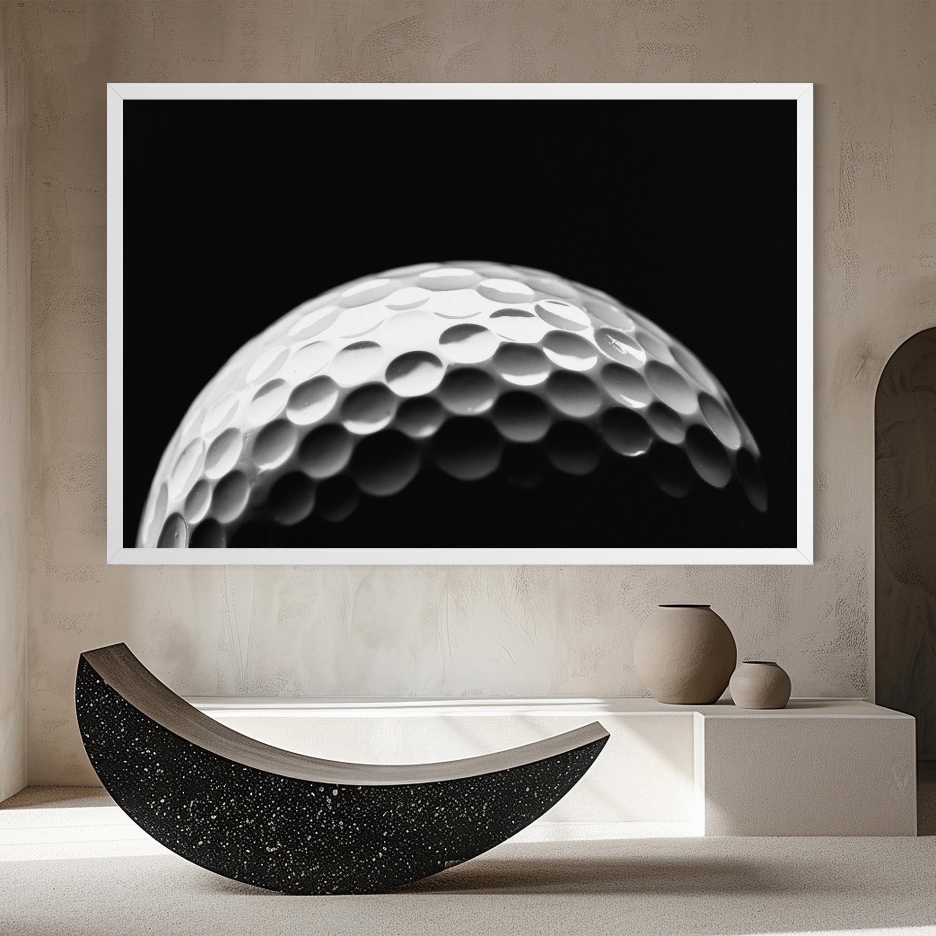 Leinwandbild Golf Ball Close Up mockup 8