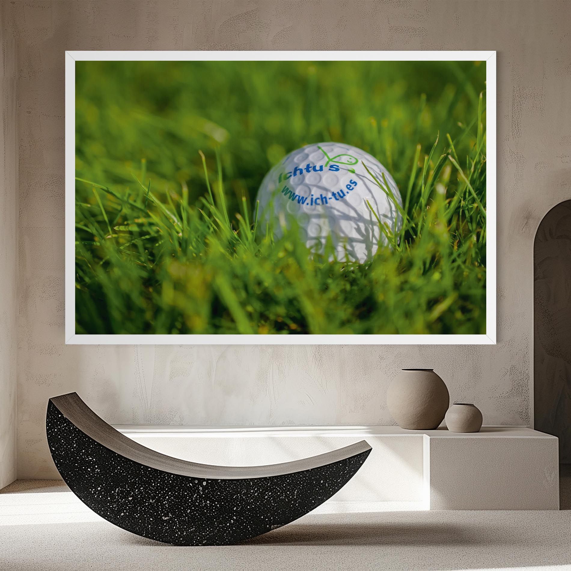 Golf Ball In Grass mockup 8