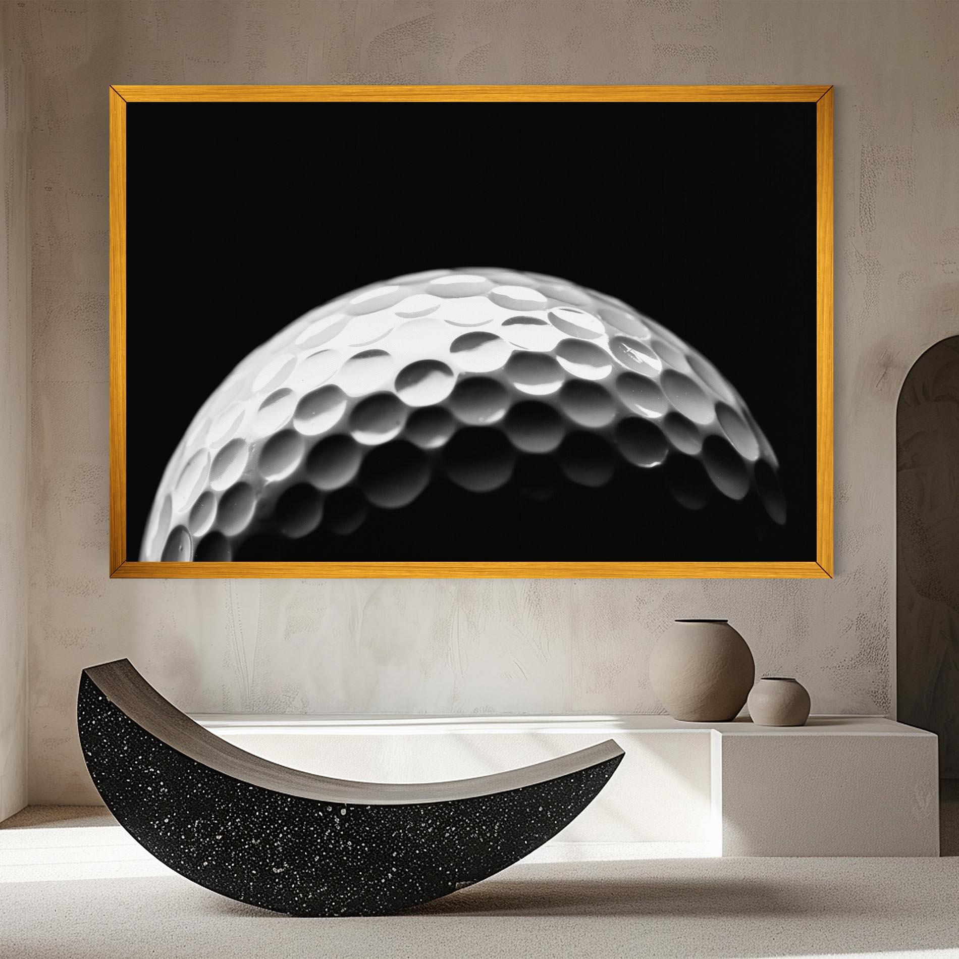 Leinwandbild Golf Ball Close Up mockup 8