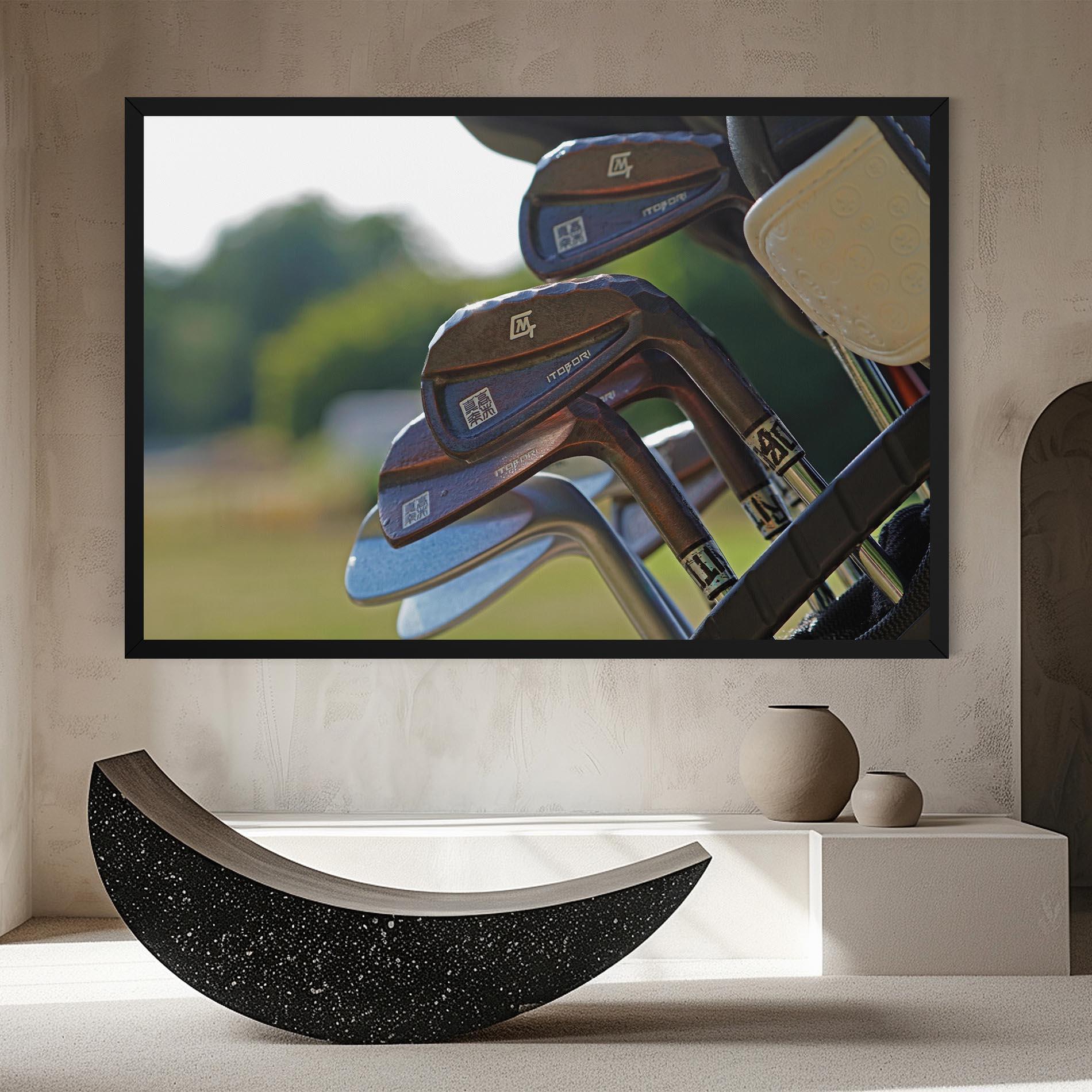 Leinwandbild Brown Golf Club mockup 8