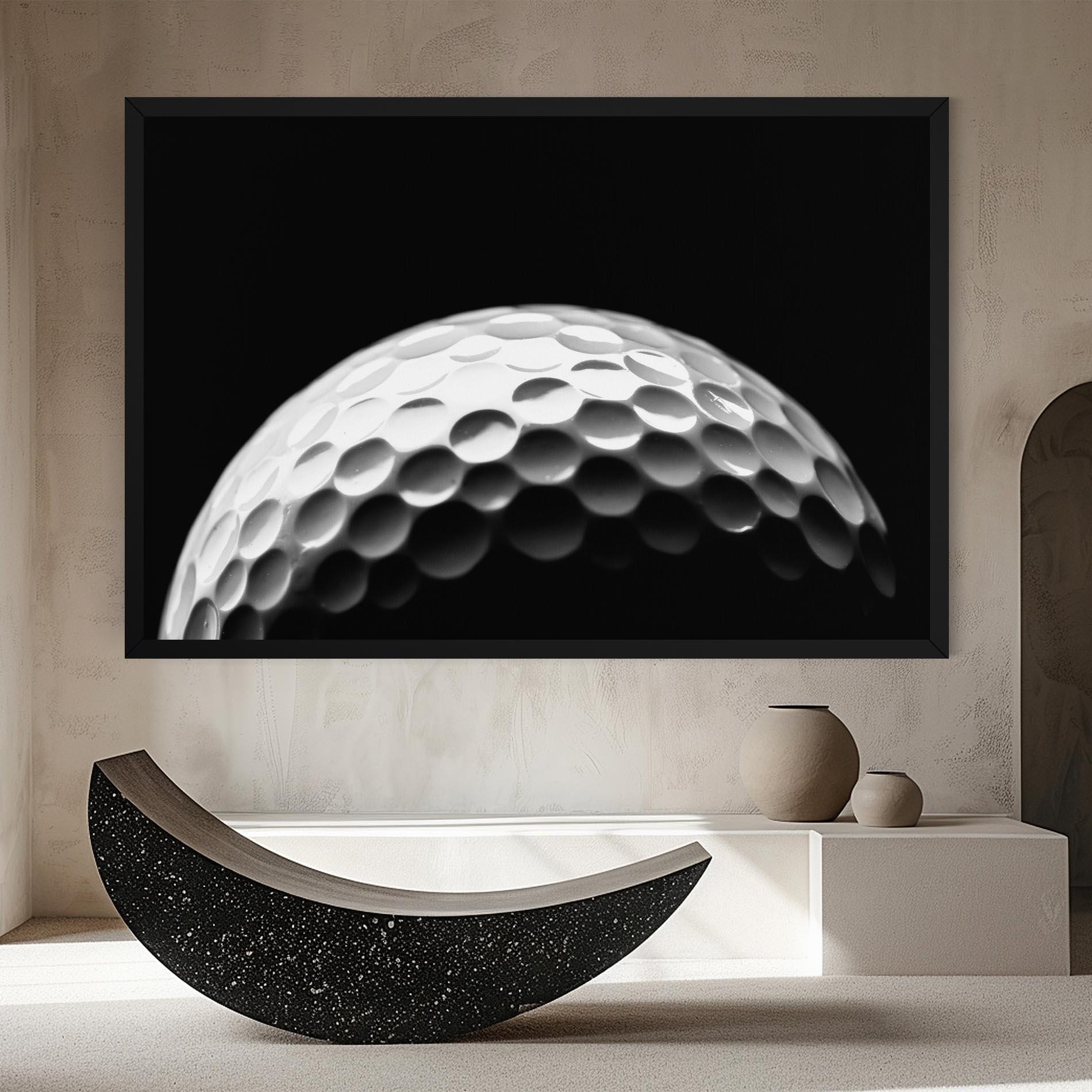 Leinwandbild Golf Ball Close Up mockup 8