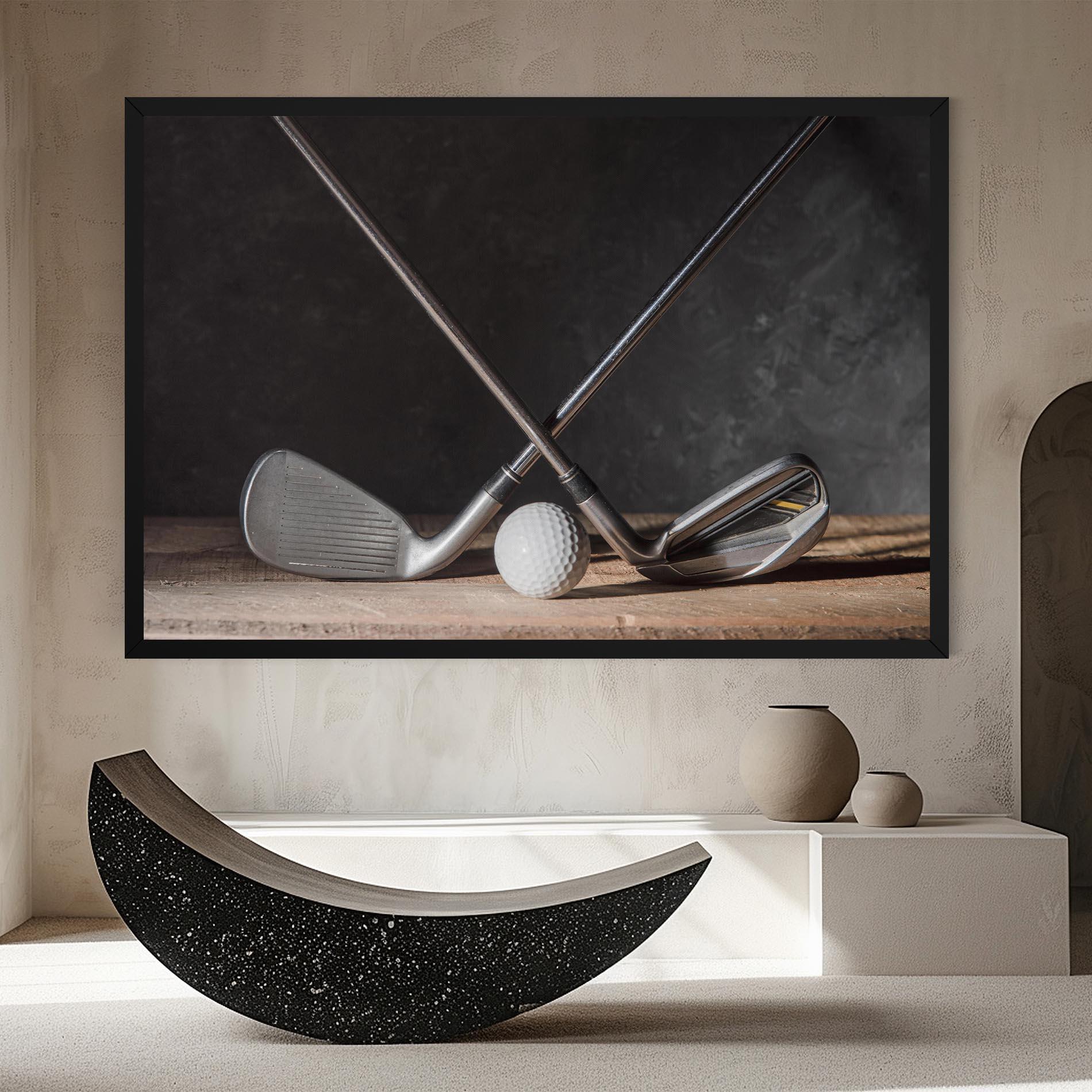 Leinwandbild Golf Club Ball mockup 8