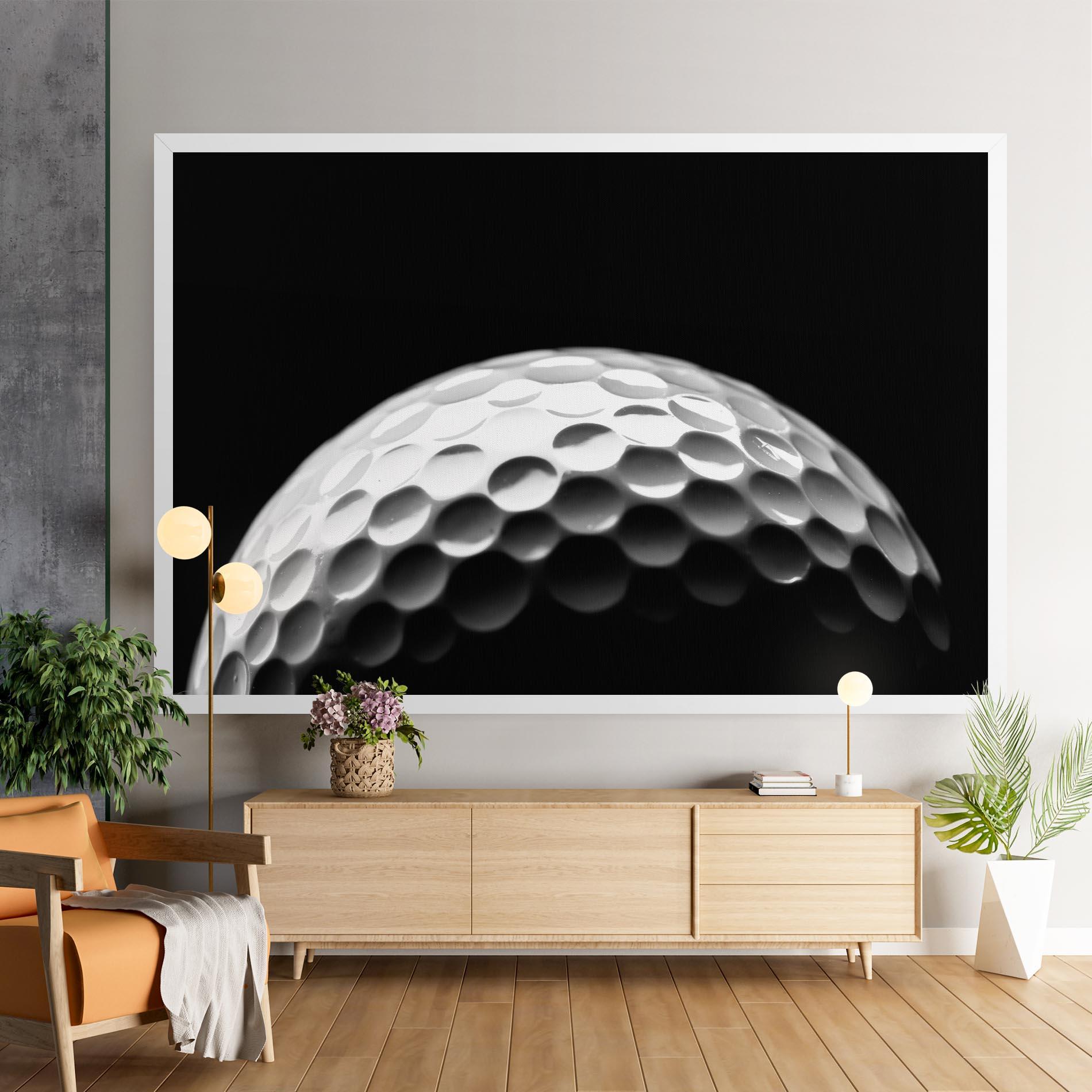 Leinwandbild Golf Ball Close Up mockup 9