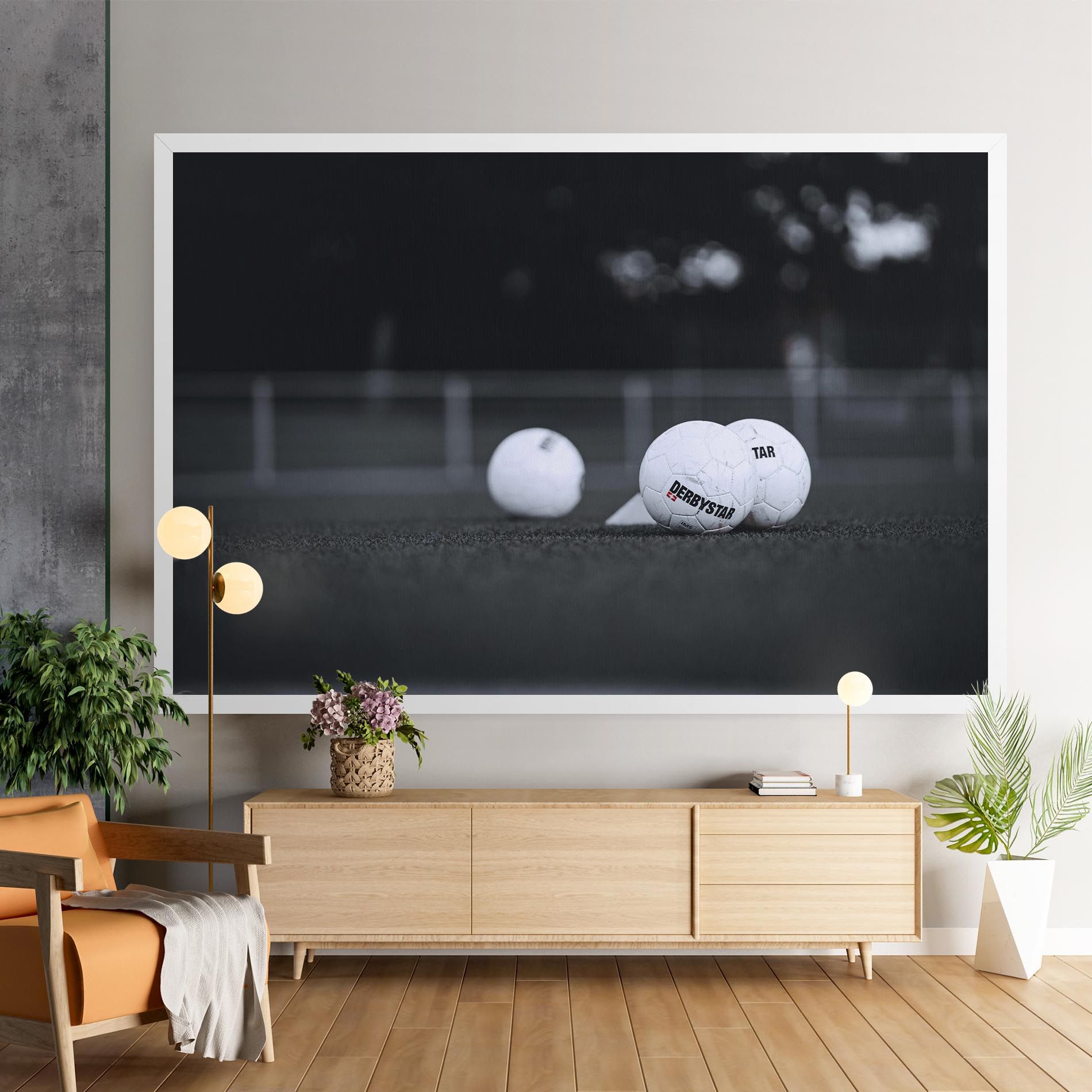 Golf Ball On Grey mockup 9
