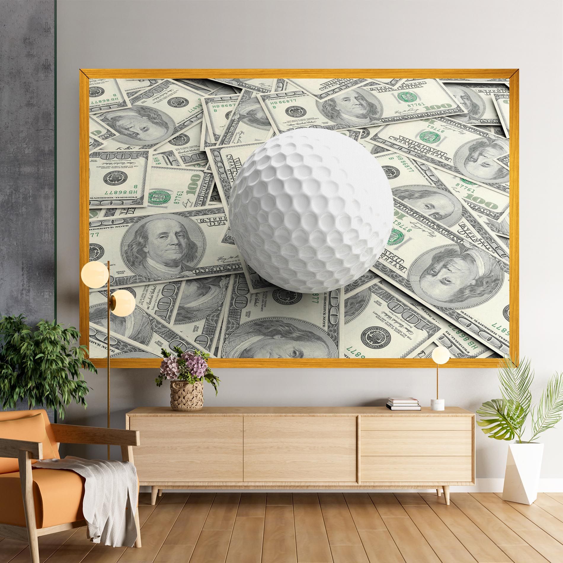 3d Golf Ball mockup 9