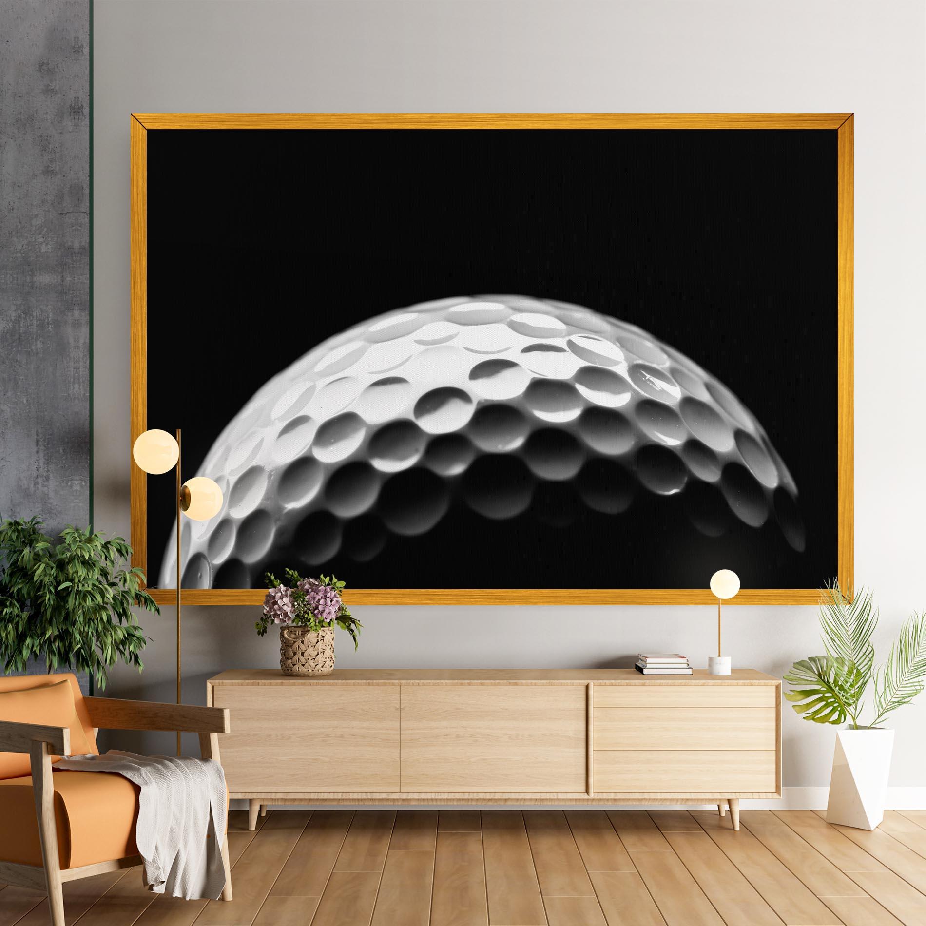 Leinwandbild Golf Ball Close Up mockup 9