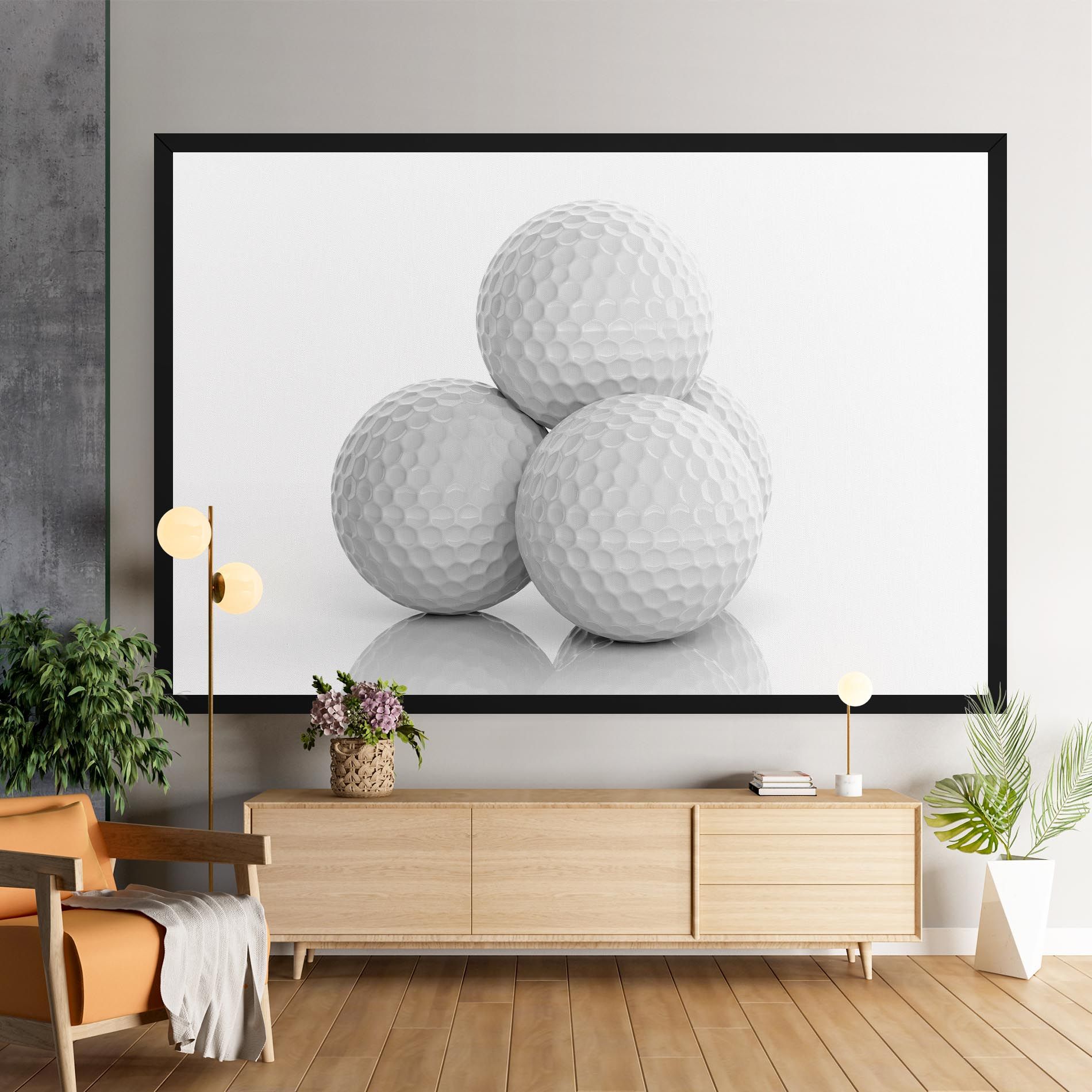 3d Golf Balls mockup 9