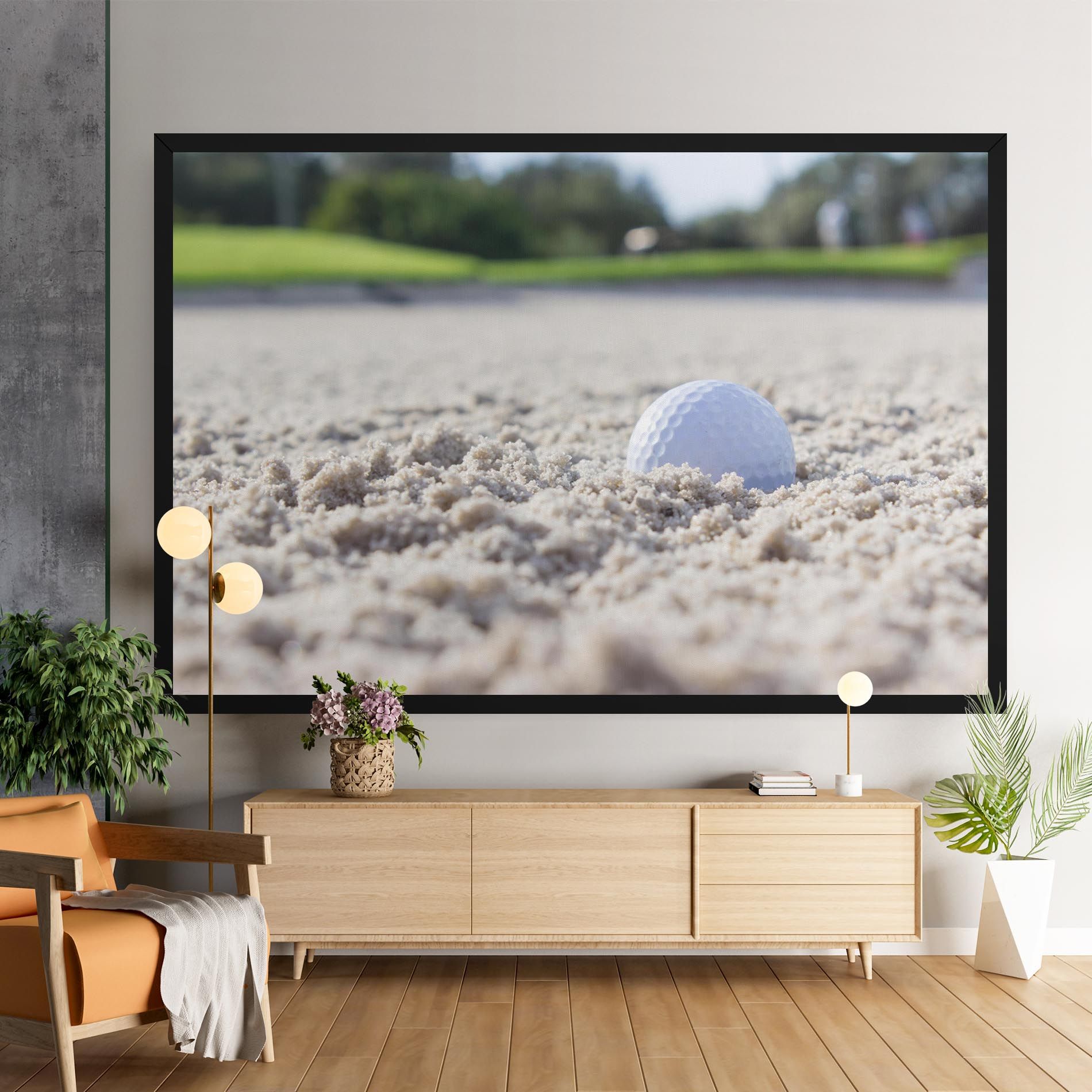 Golf Ball In Sand mockup 9