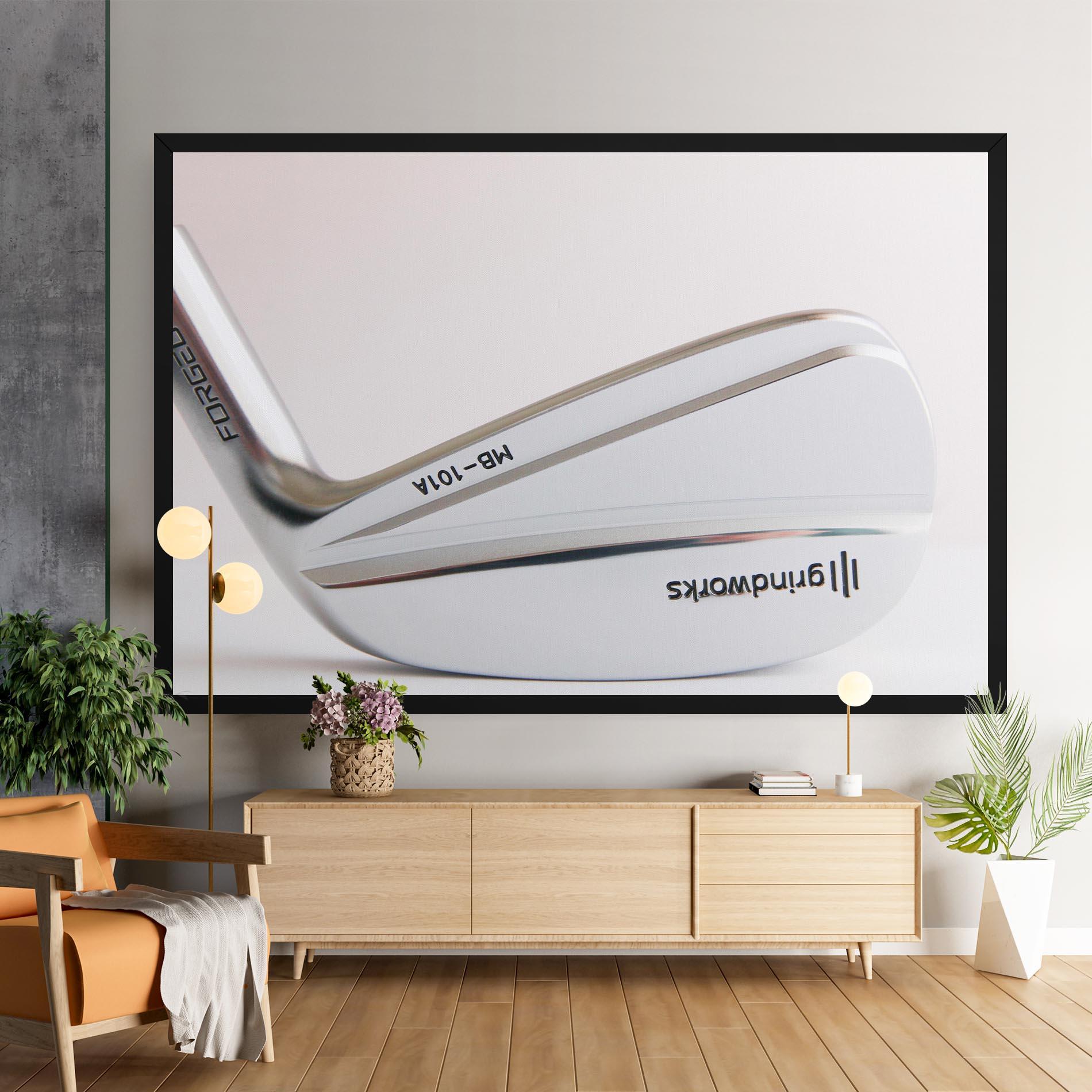 Leinwandbild Shiny Golf Club mockup 9