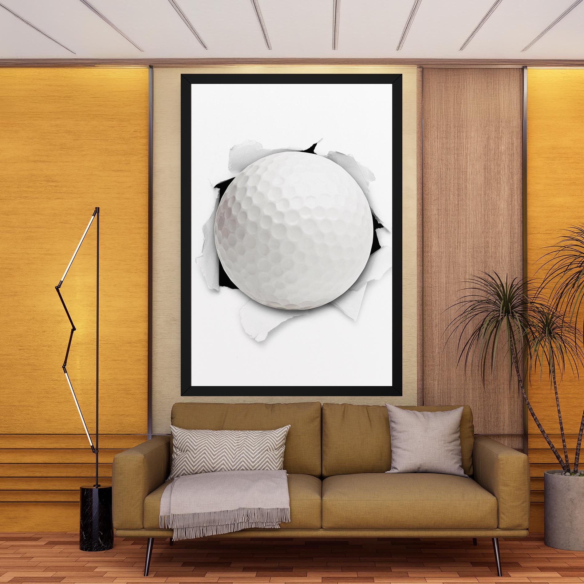 Golf Ball Bursting Hole mockup 9