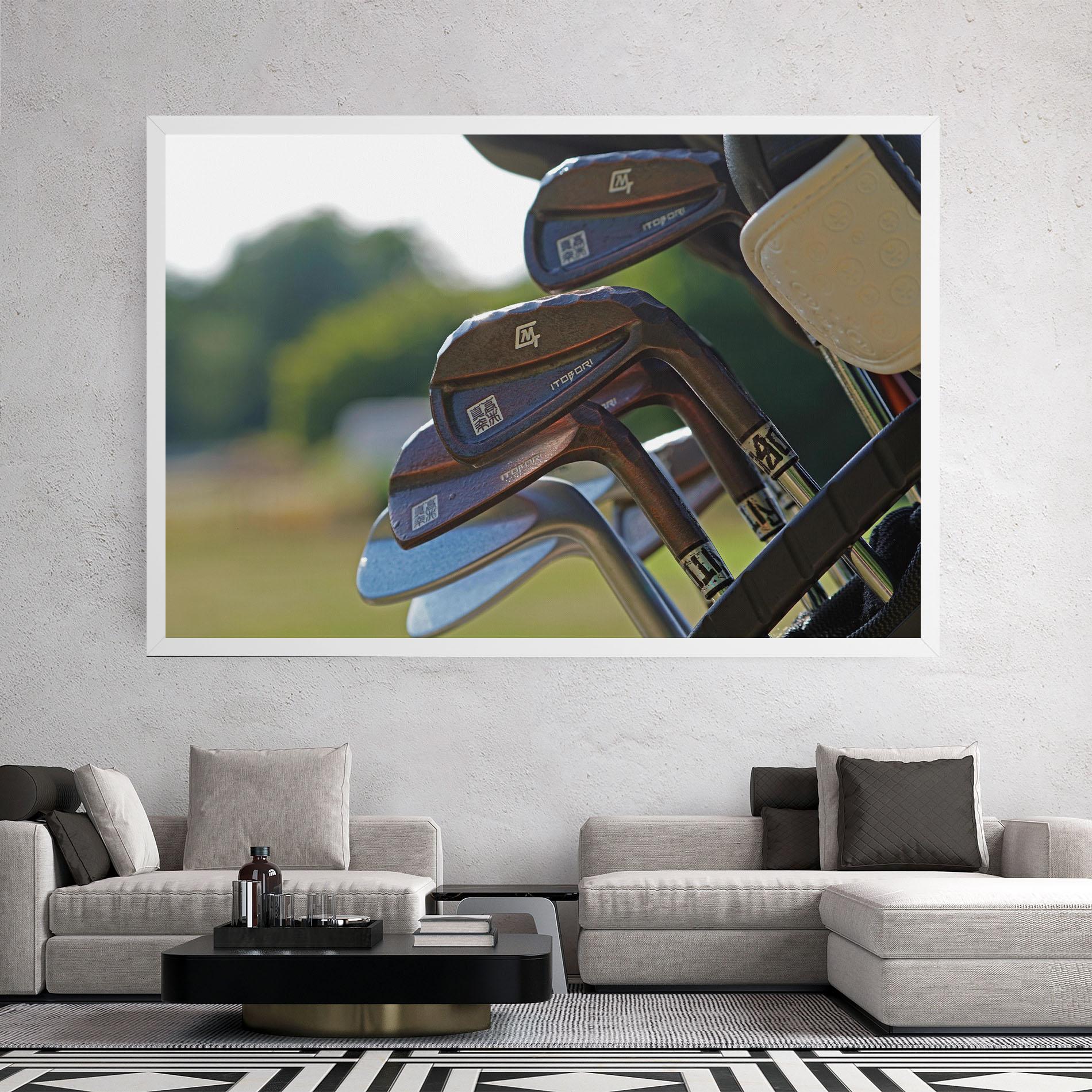 Leinwandbild Brown Golf Club mockup 2