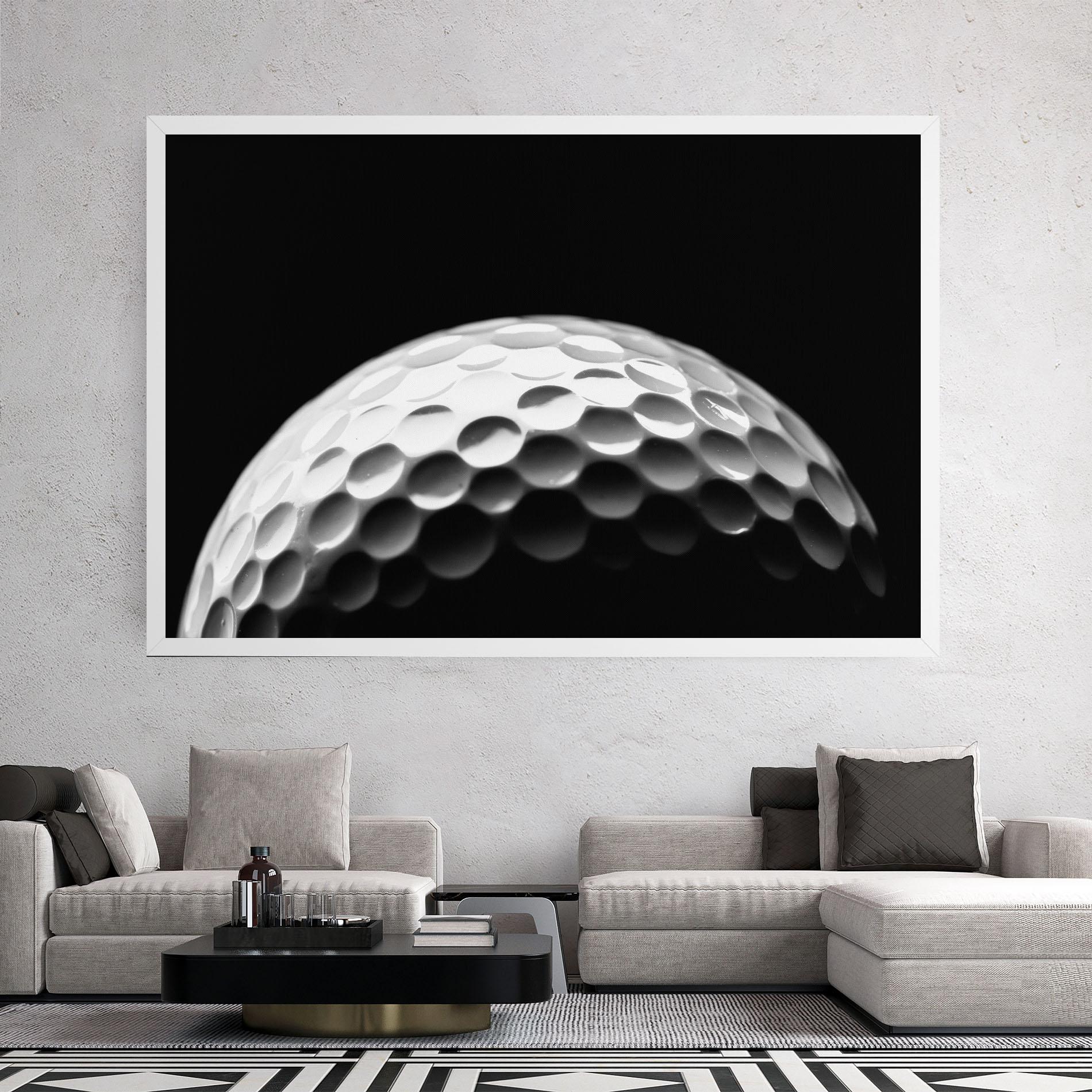 Leinwandbild Golf Ball Close Up mockup 2