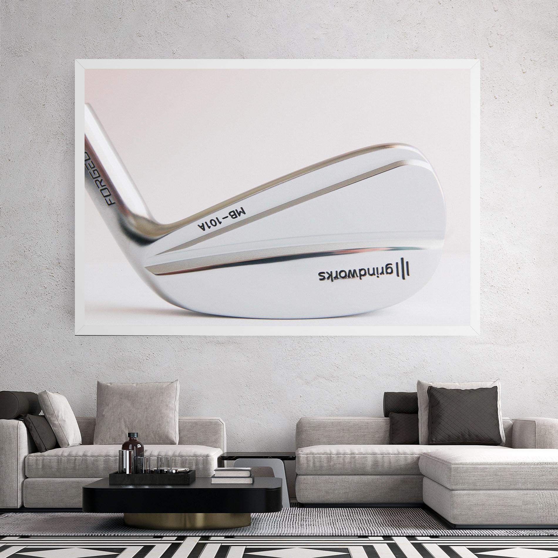 Leinwandbild Shiny Golf Club mockup 2