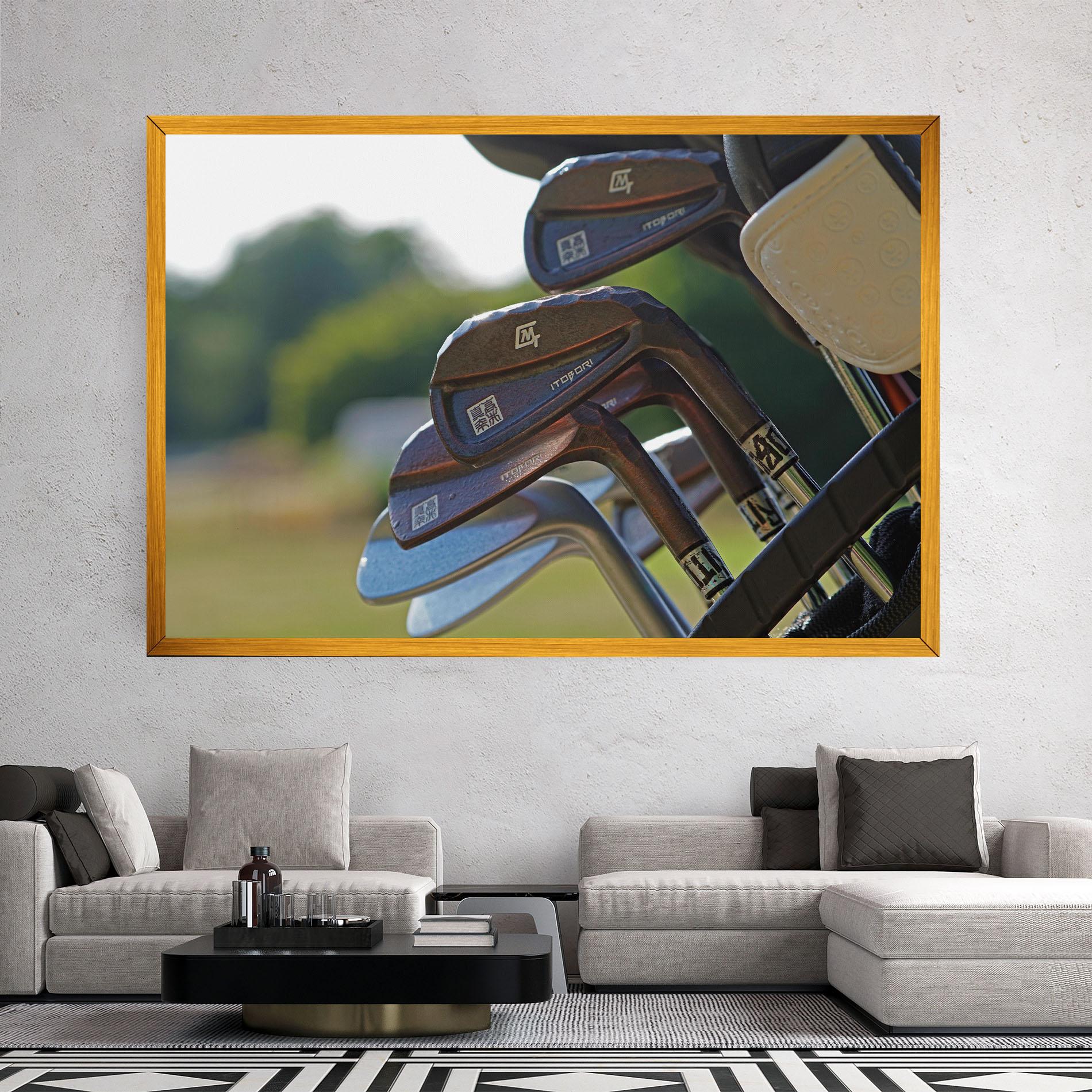 Leinwandbild Brown Golf Club mockup 2