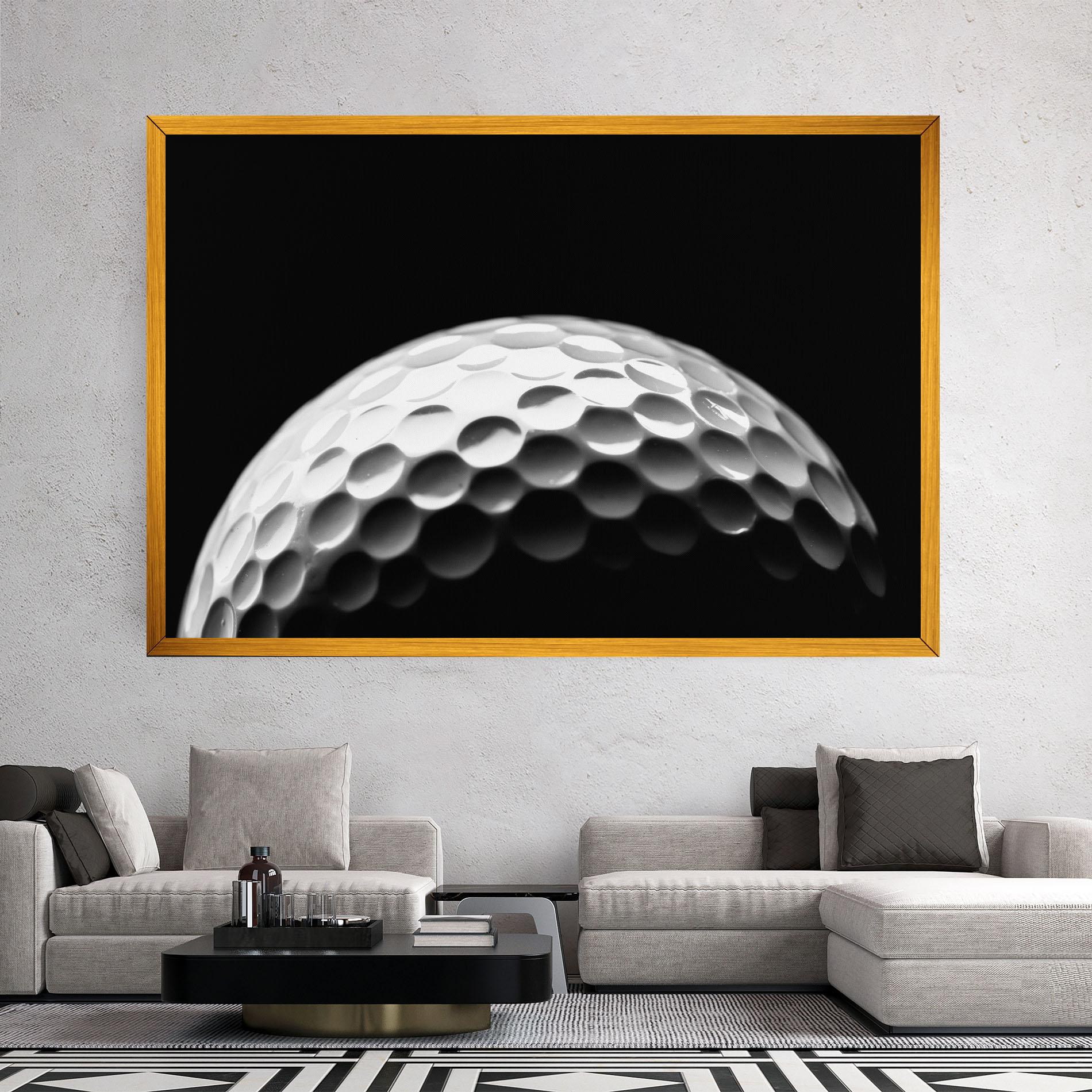Leinwandbild Golf Ball Close Up mockup 2