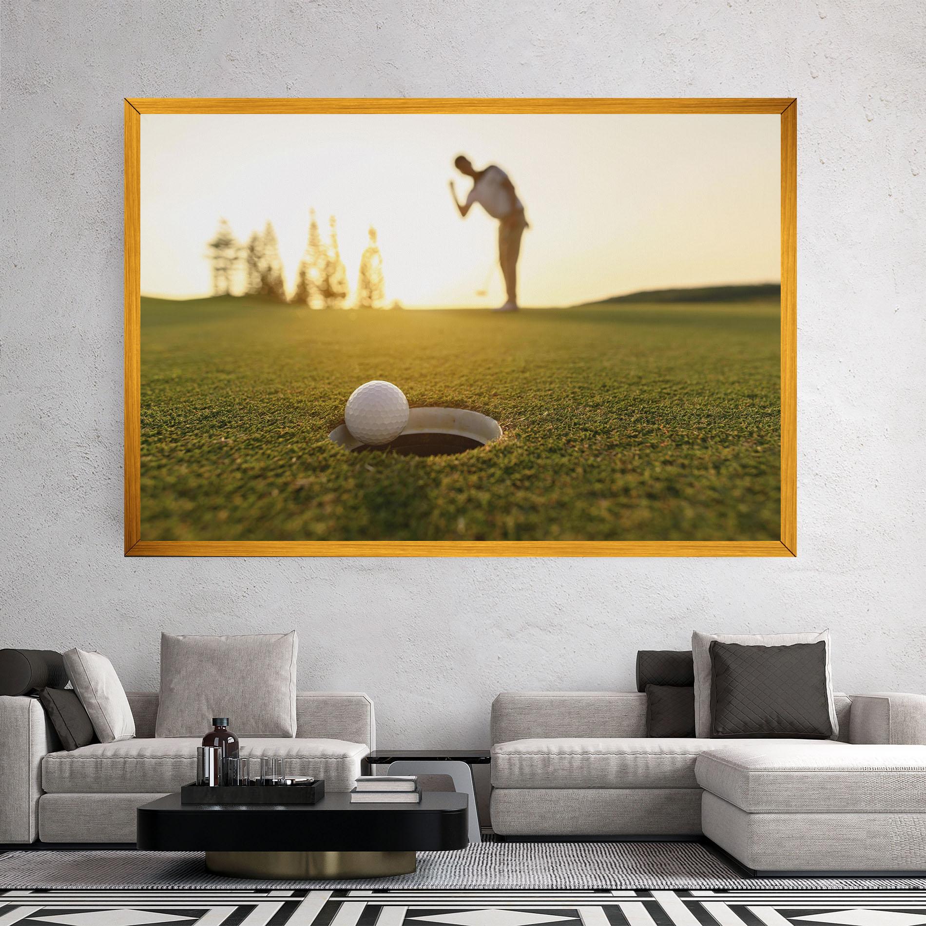 Leinwandbild Golfer Concept mockup 2