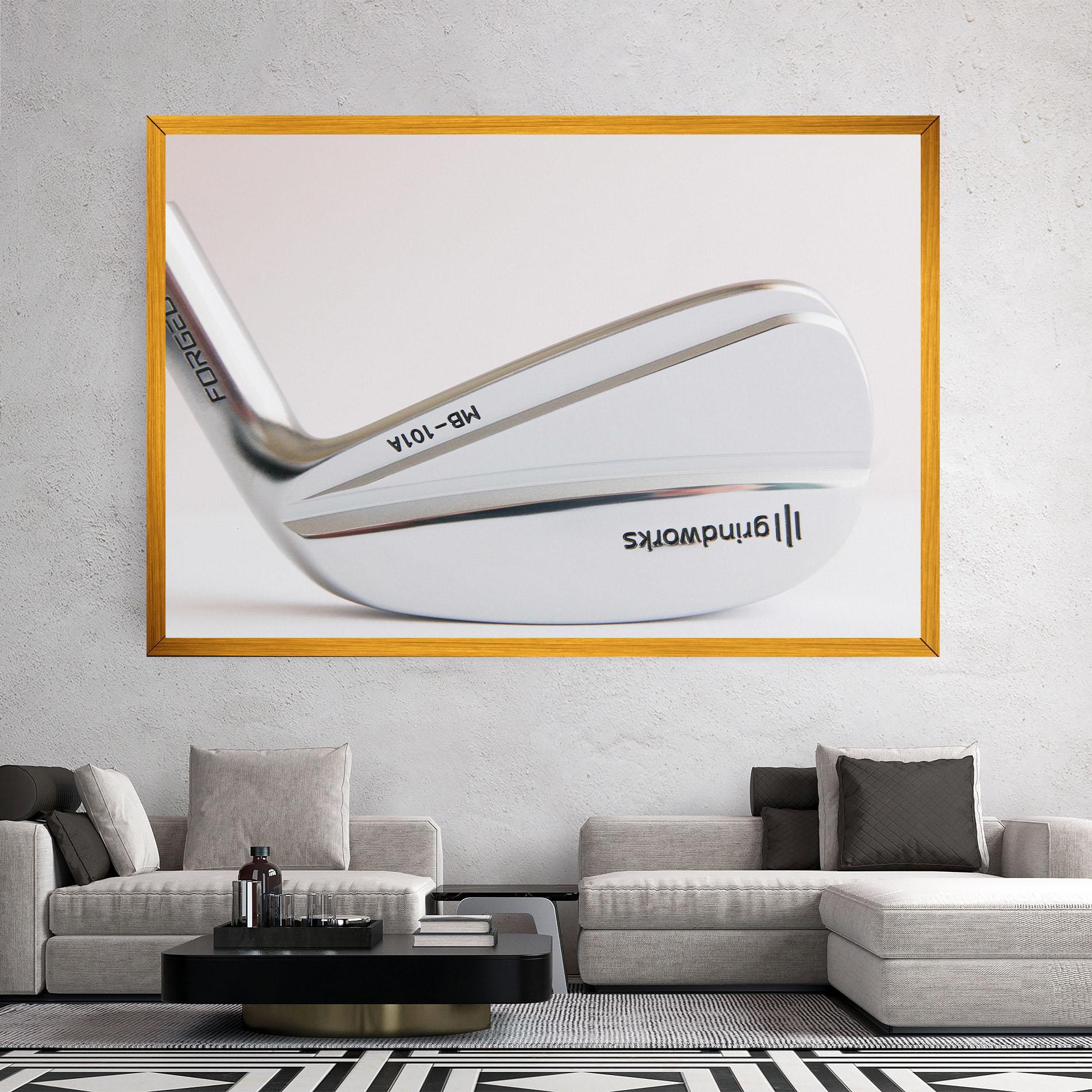 Leinwandbild Shiny Golf Club mockup 2