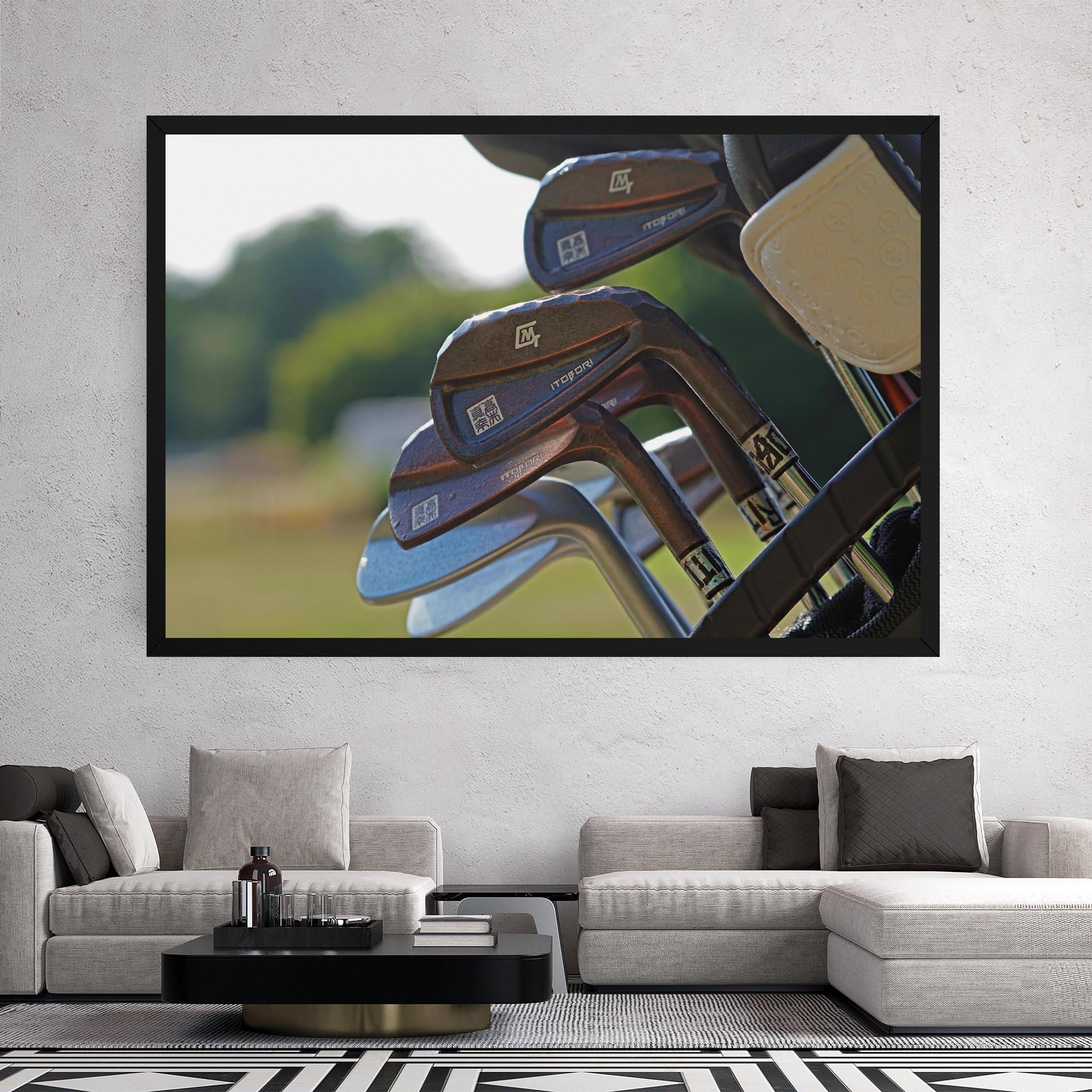 Leinwandbild Brown Golf Club mockup 2