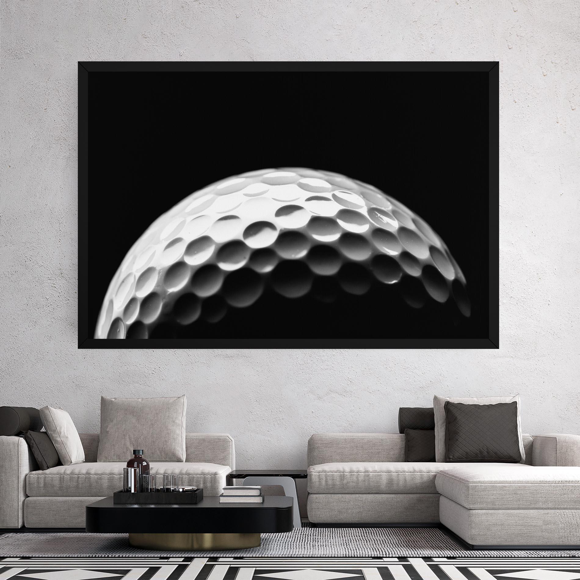 Leinwandbild Golf Ball Close Up mockup 2