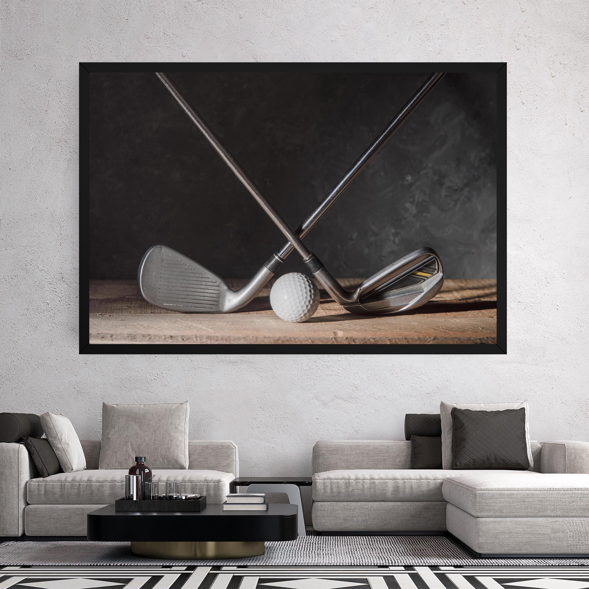 Leinwandbild Golf Club Ball mockup 2