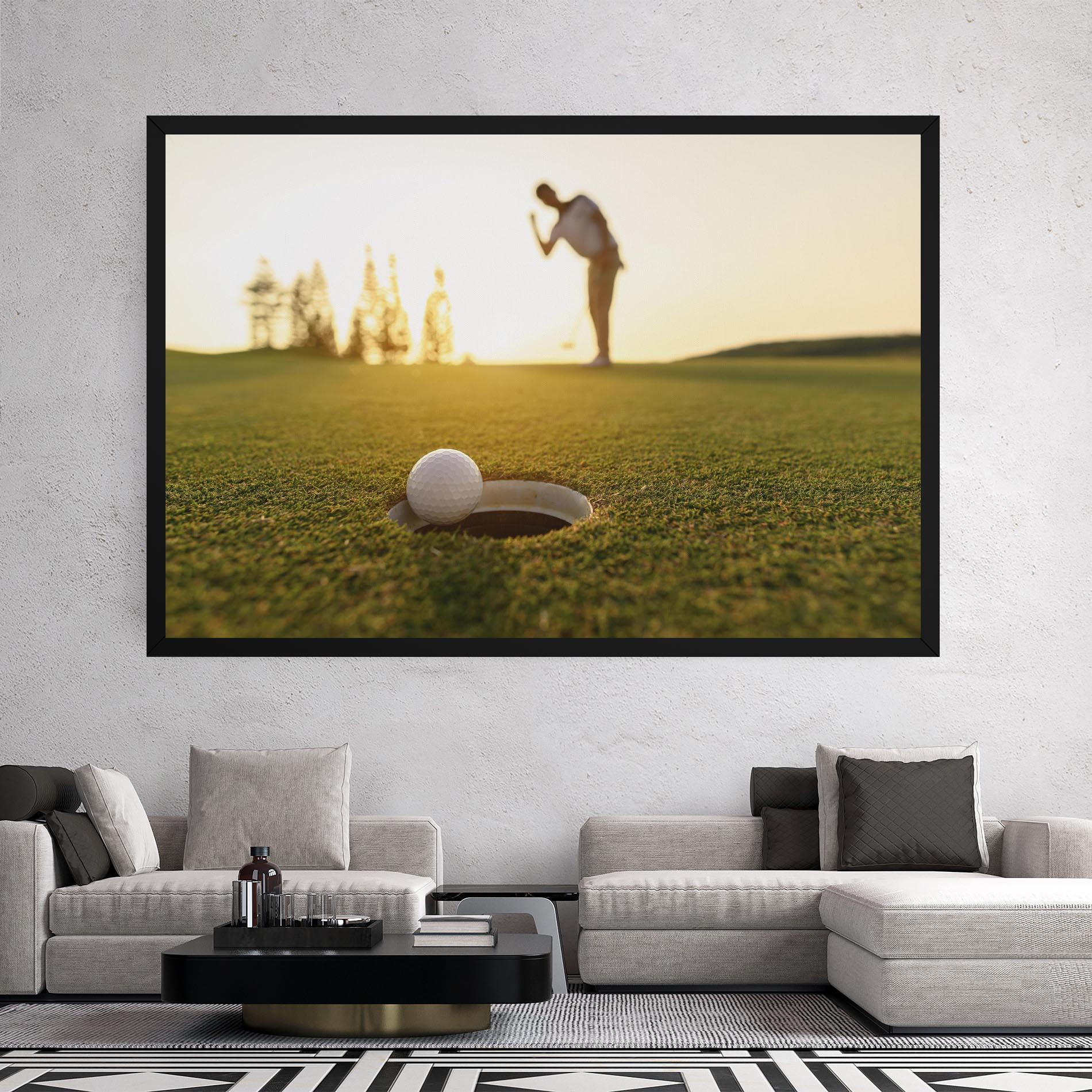 Leinwandbild Golfer Concept mockup 2