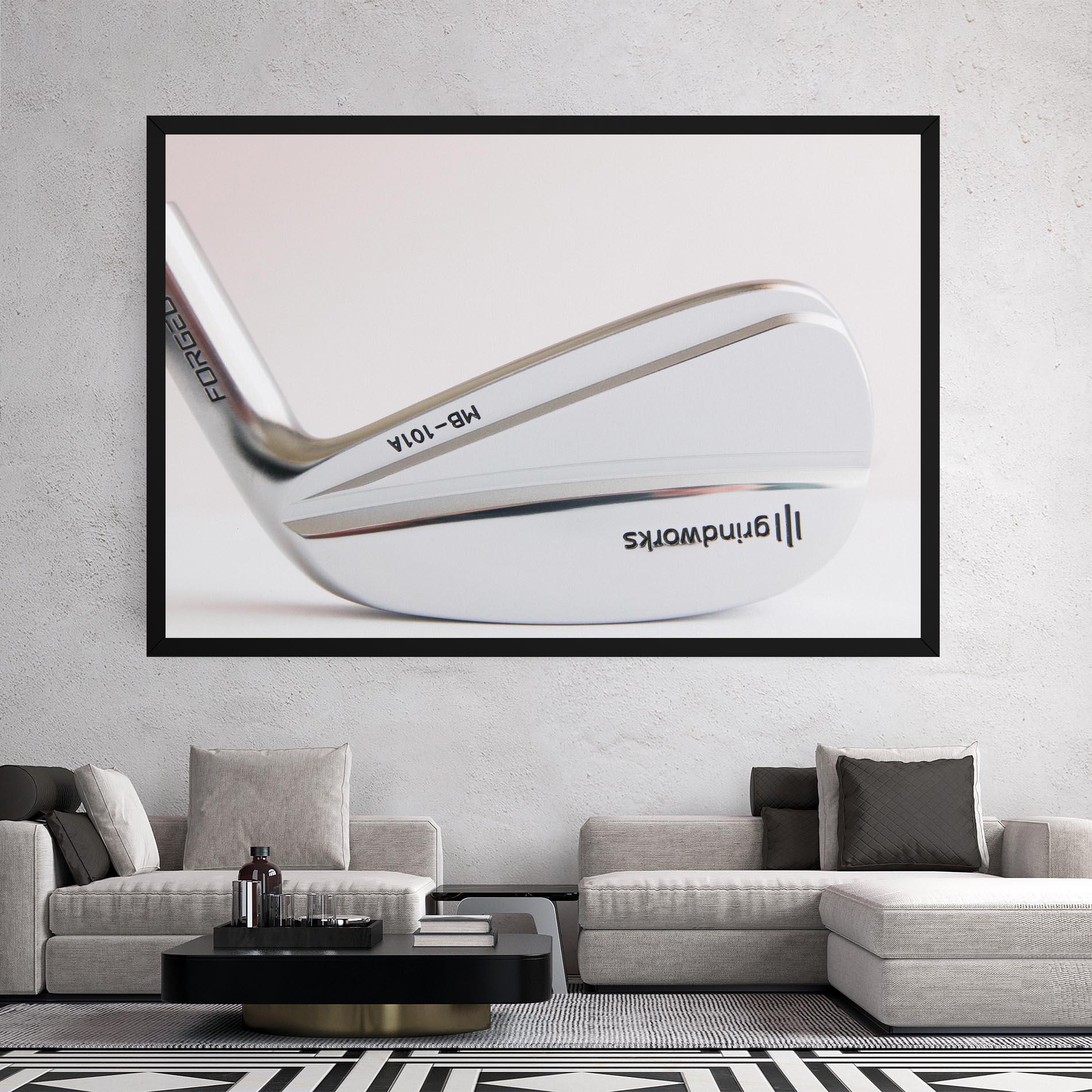 Leinwandbild Shiny Golf Club mockup 2