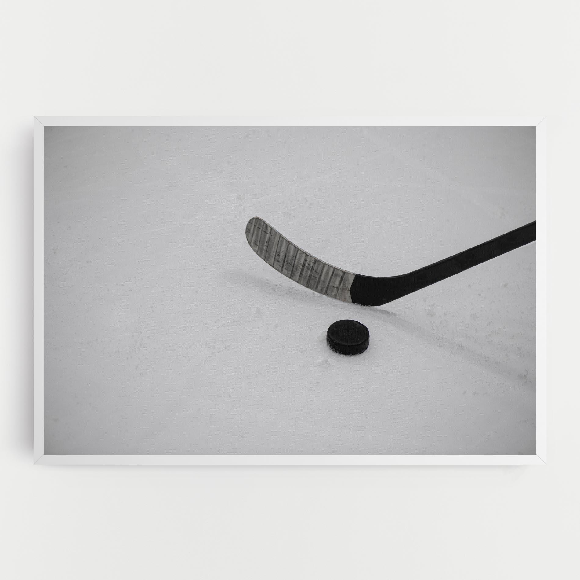 Leinwandbild Hockey Puck mockup 0
