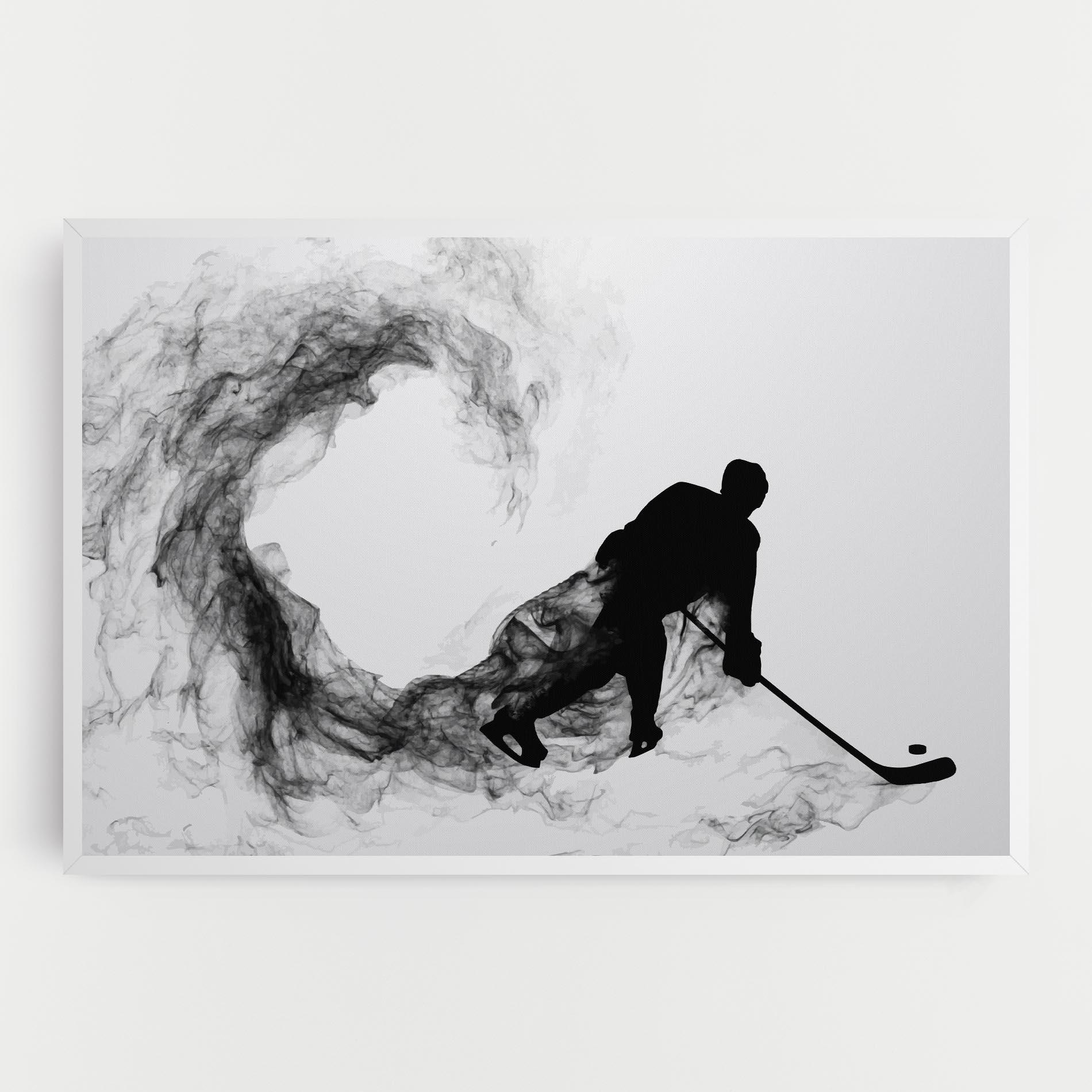 Leinwandbild Hockey Smoke mockup 0