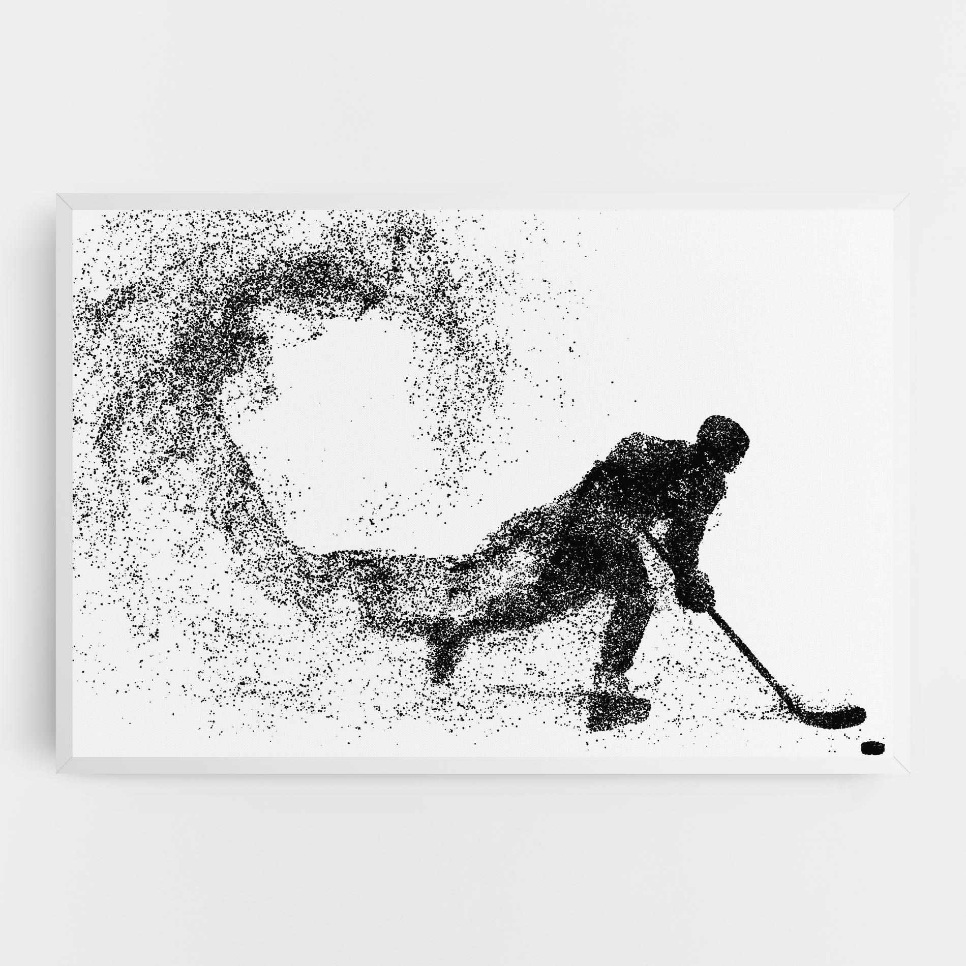 Leinwandbild Playing Hockey mockup 0