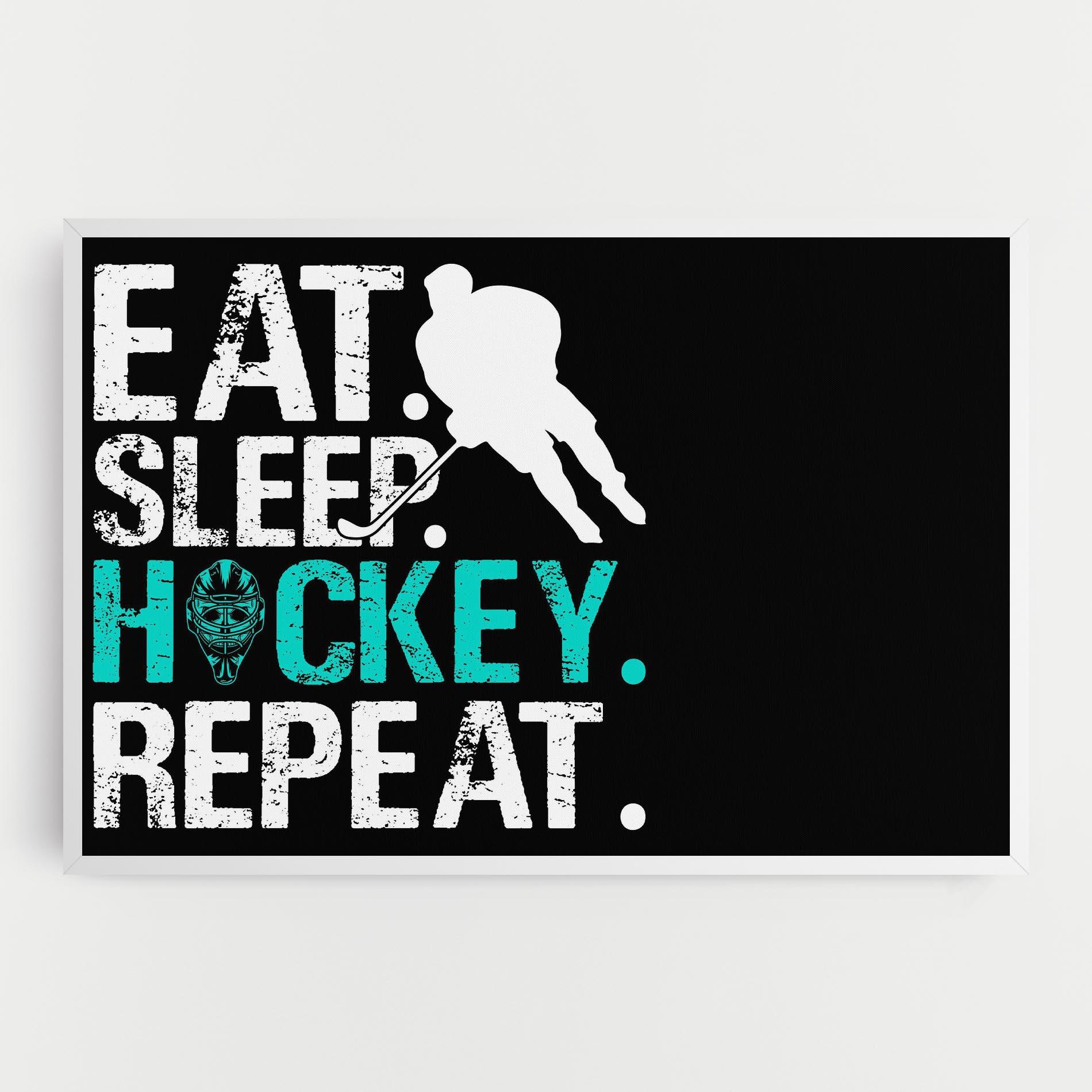 Leinwandbild Sleep Hockey mockup 0