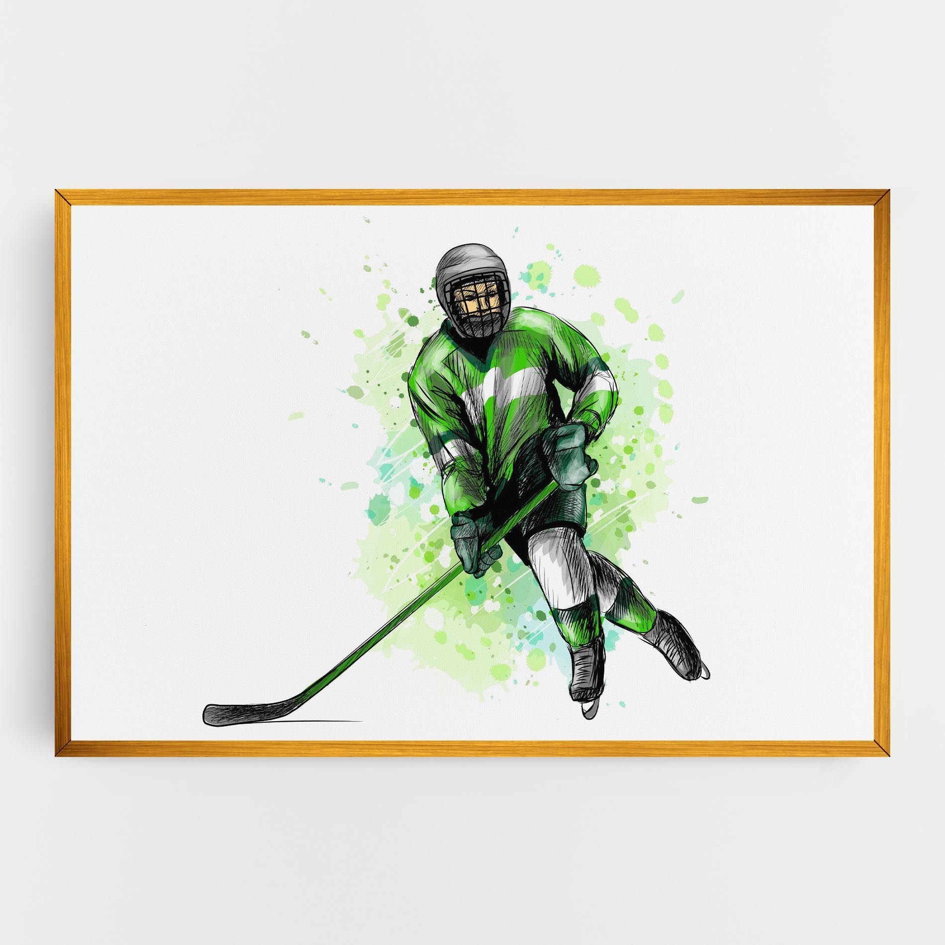 Green Hockey mockup 0