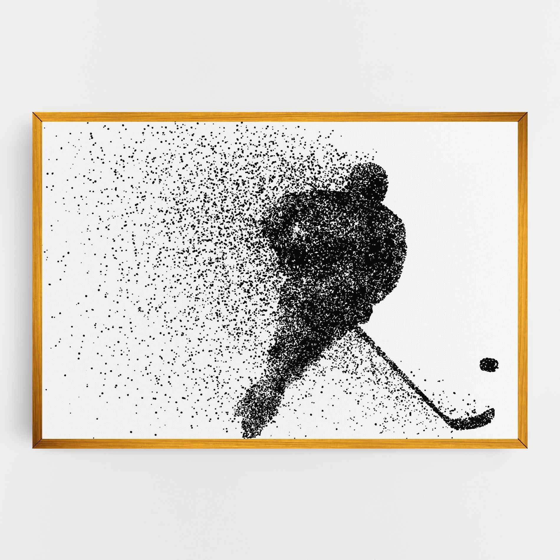Leinwandbild Hockey Art mockup 0