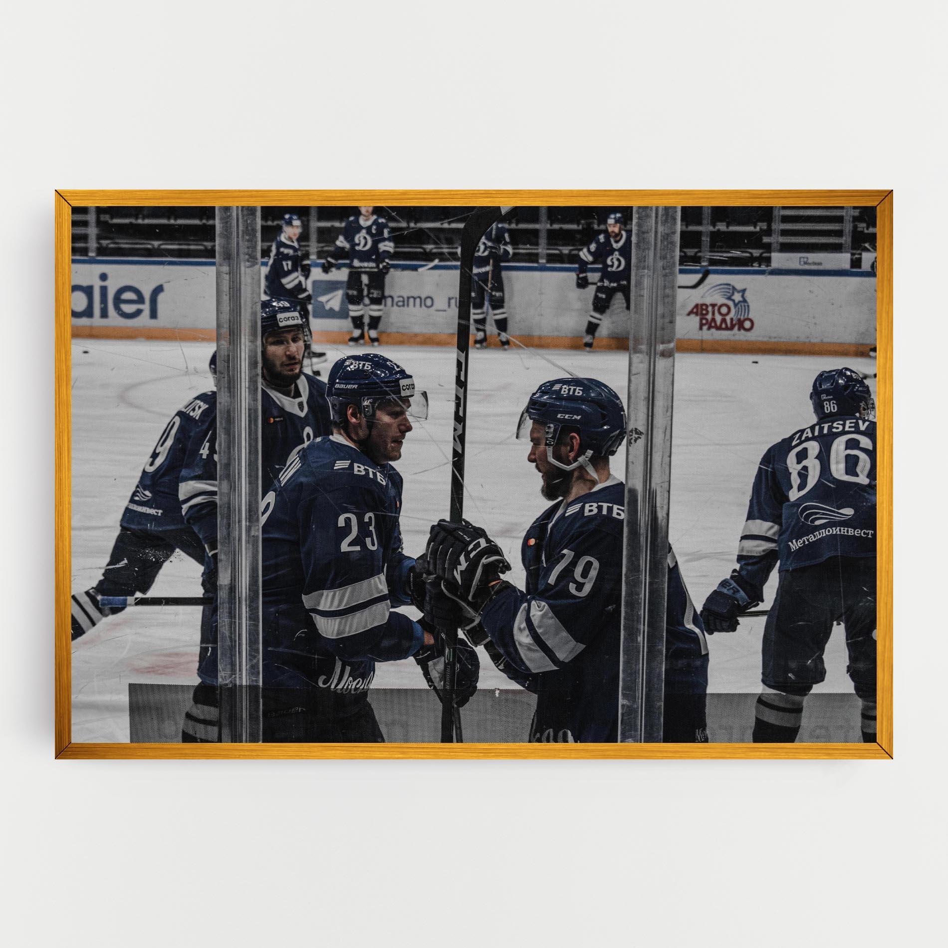 Leinwandbild Hockey Players mockup 0