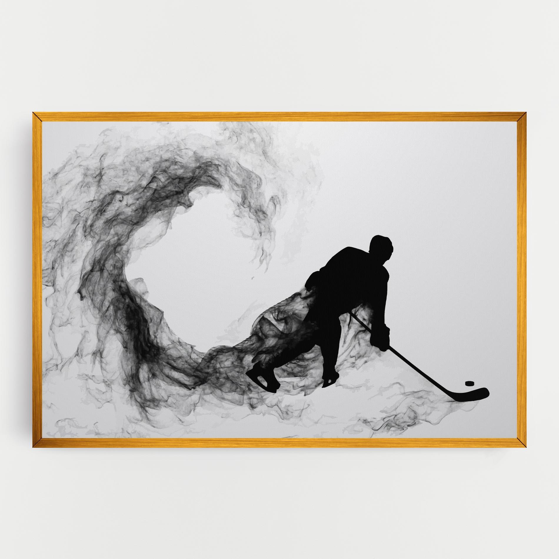 Leinwandbild Hockey Smoke mockup 0