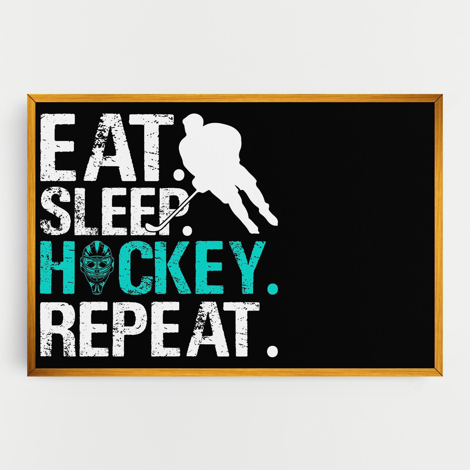 Leinwandbild Sleep Hockey mockup 0