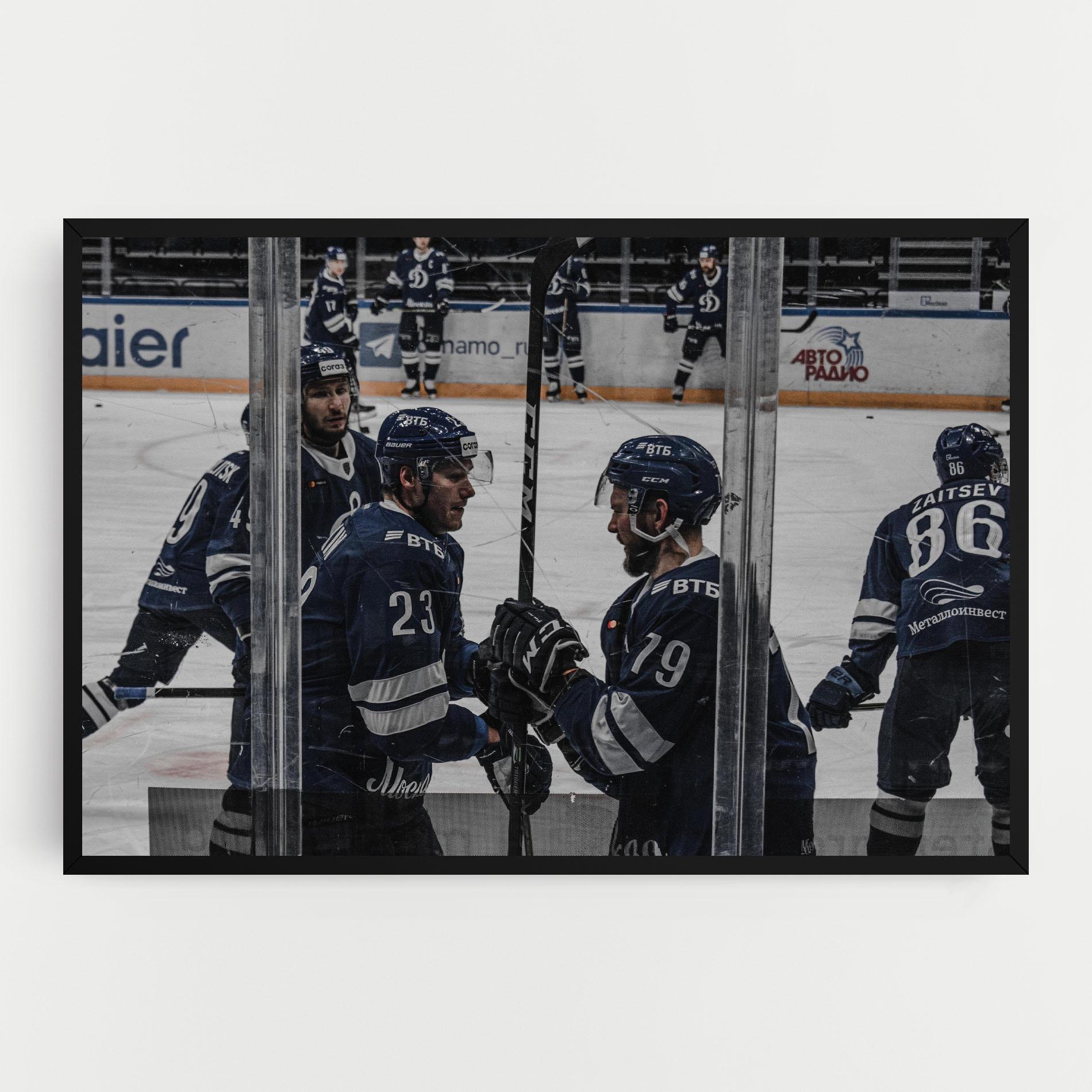 Leinwandbild Hockey Players mockup 0