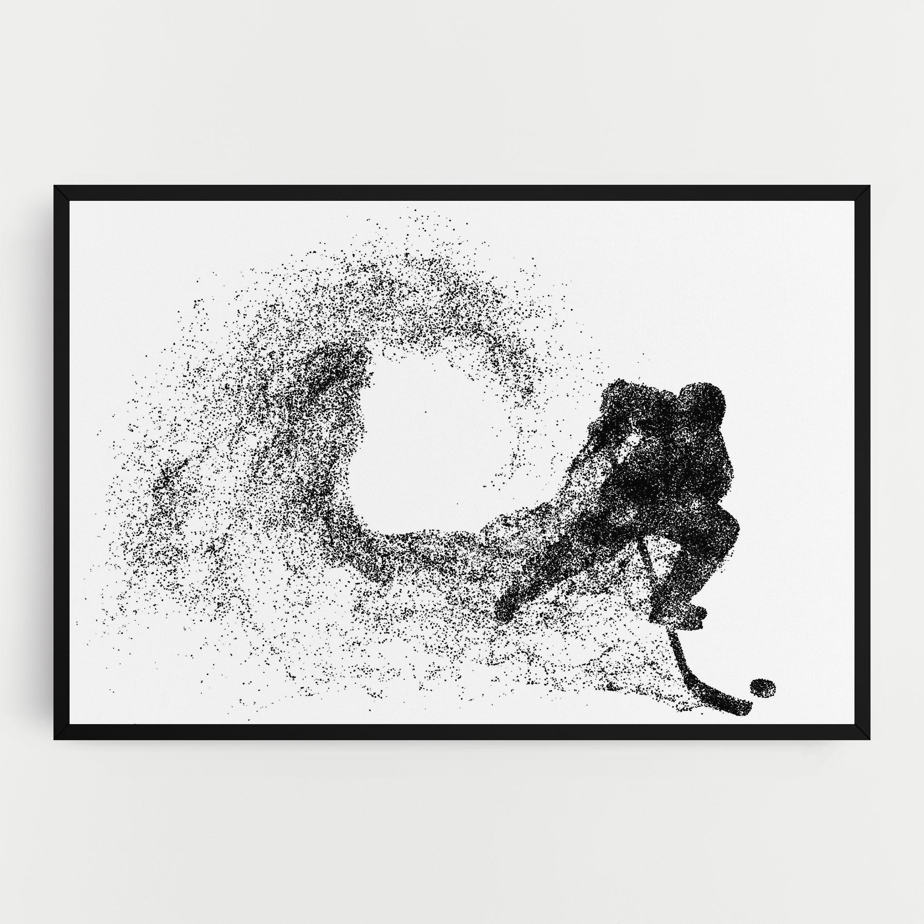 Leinwandbild Hockey Playing mockup 0