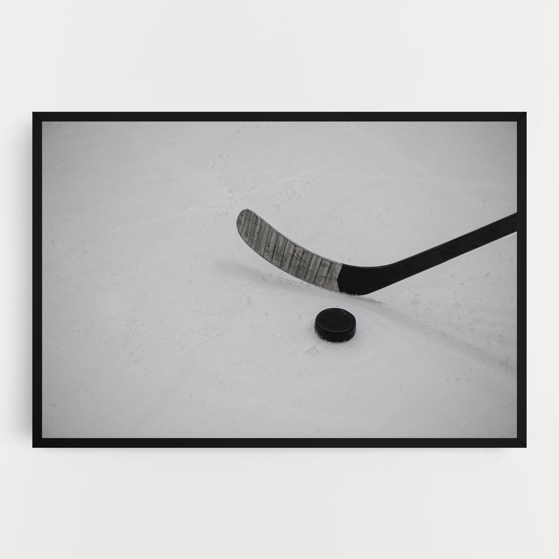 Leinwandbild Hockey Puck mockup 0
